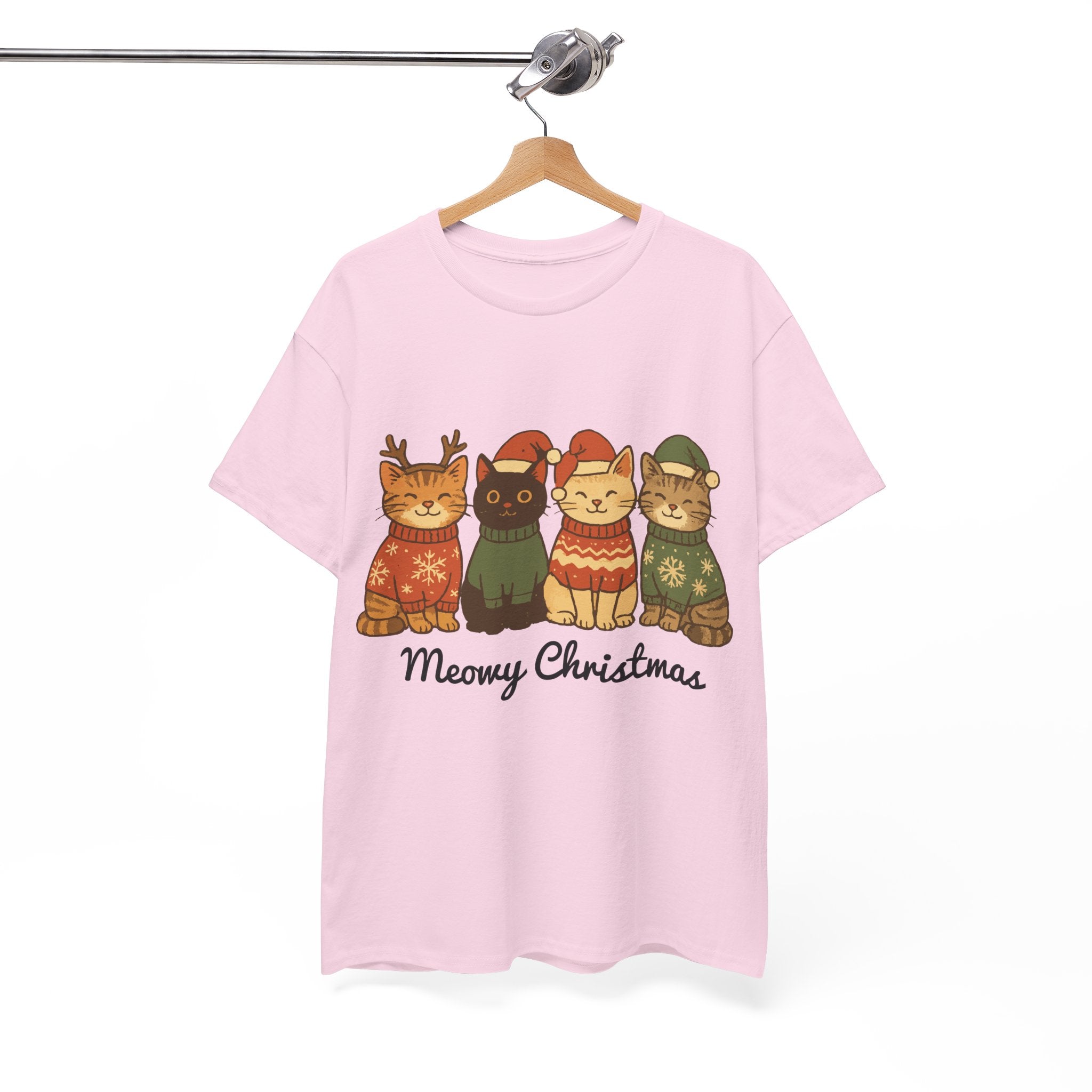 Christmas Cats Unisex Cotton Tee