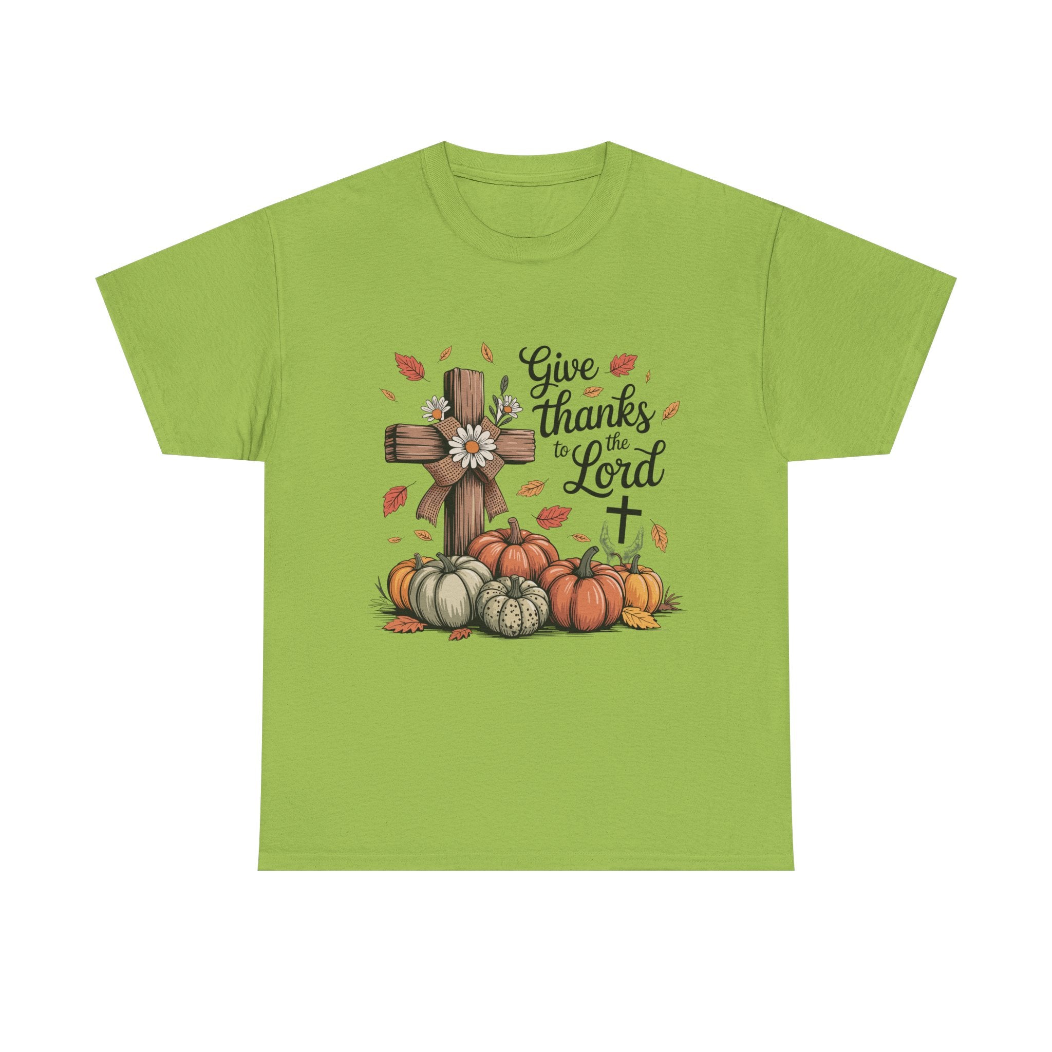 Thankful Cross Tee for Fall- Unisex