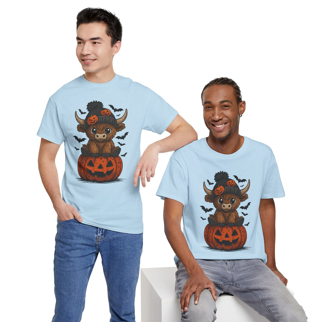 Halloween Cow Unisex Cotton Tshirt
