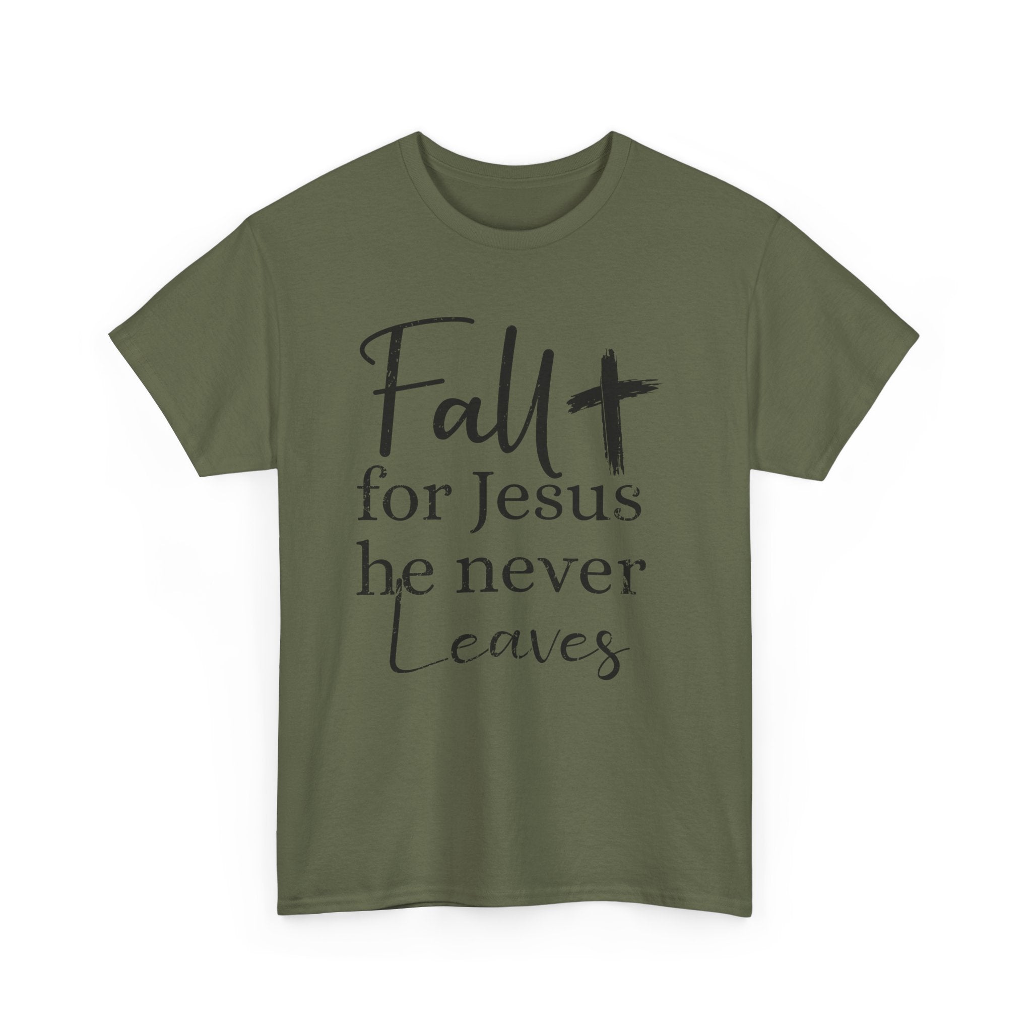 Fall for Jesus Pumpkin Church Unisex Cotton T-Shirt