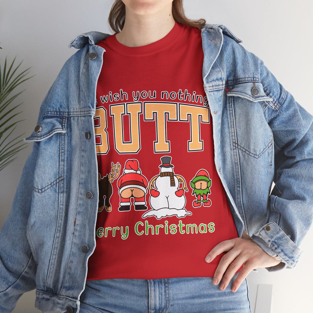 Christmas Butts Unisex Cotton Tee