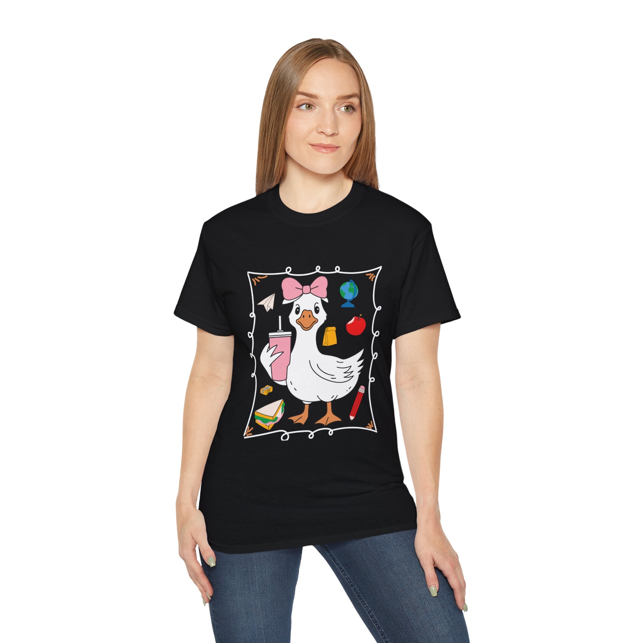 Cute Goose Graphic Tee- Unisex