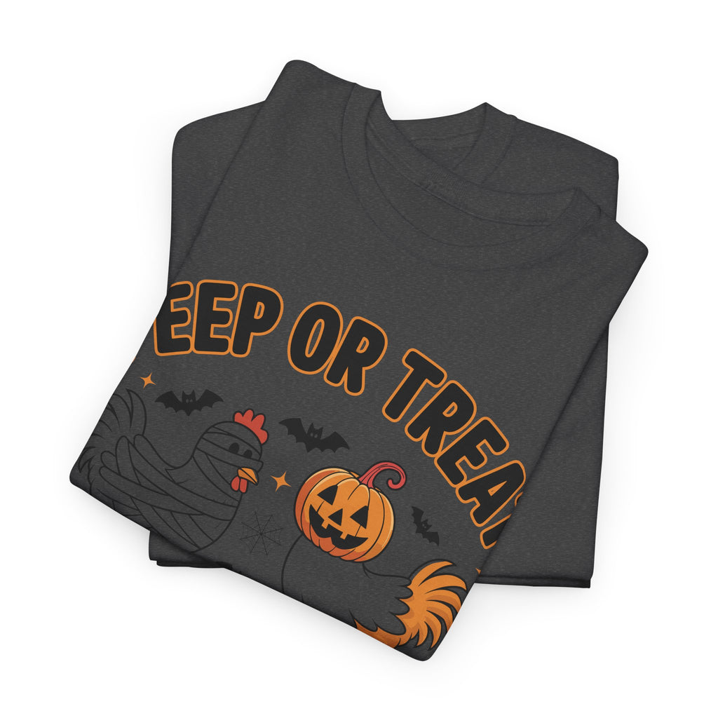 Peep or Treat Halloween Unisex Cotton Tee