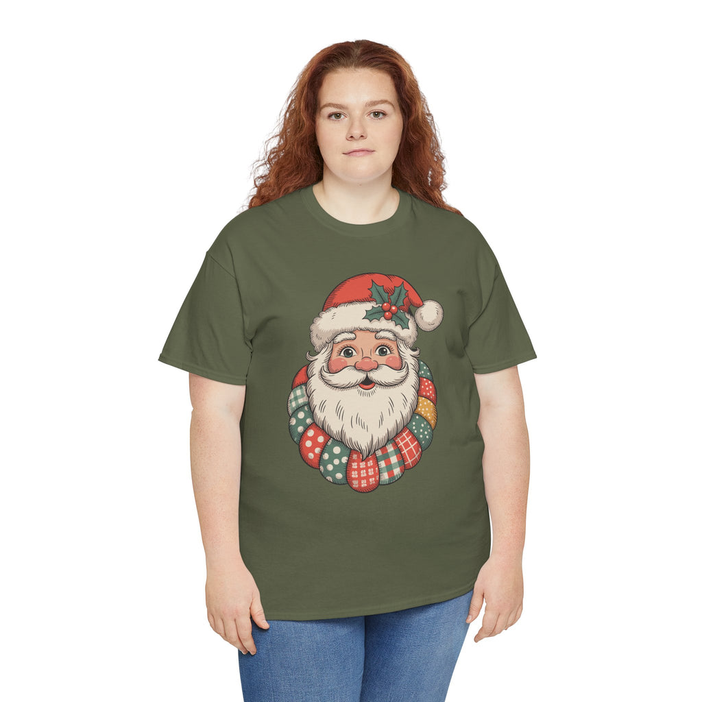 Vintage Santa Unisex Cotton Tee