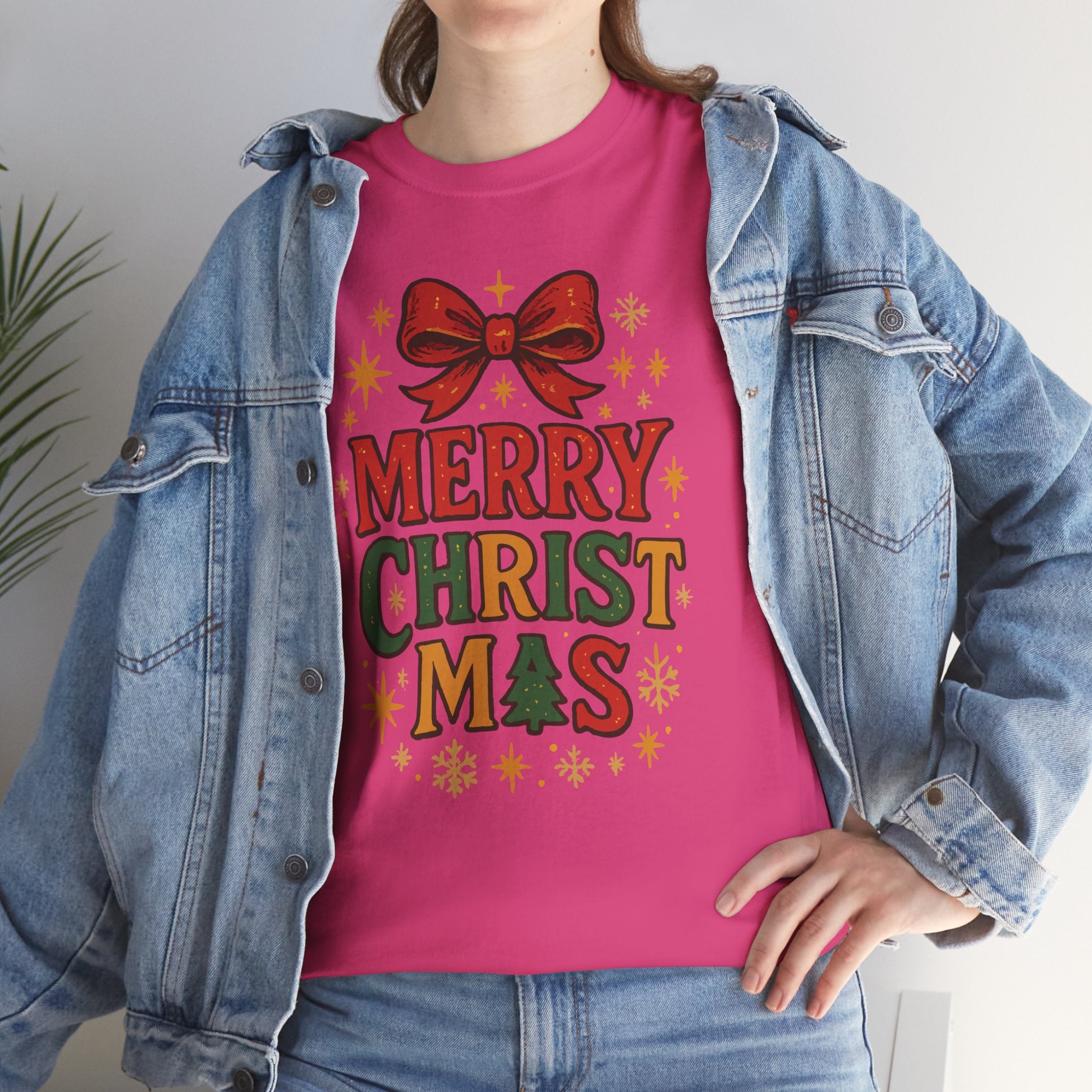 Merry Christmas Unisex Cotton Tee