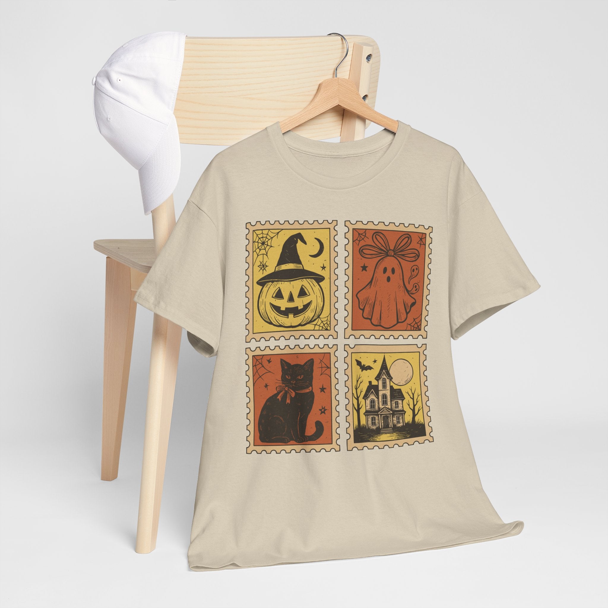 Halloween Stamp Collection Unisex Cotton Tee