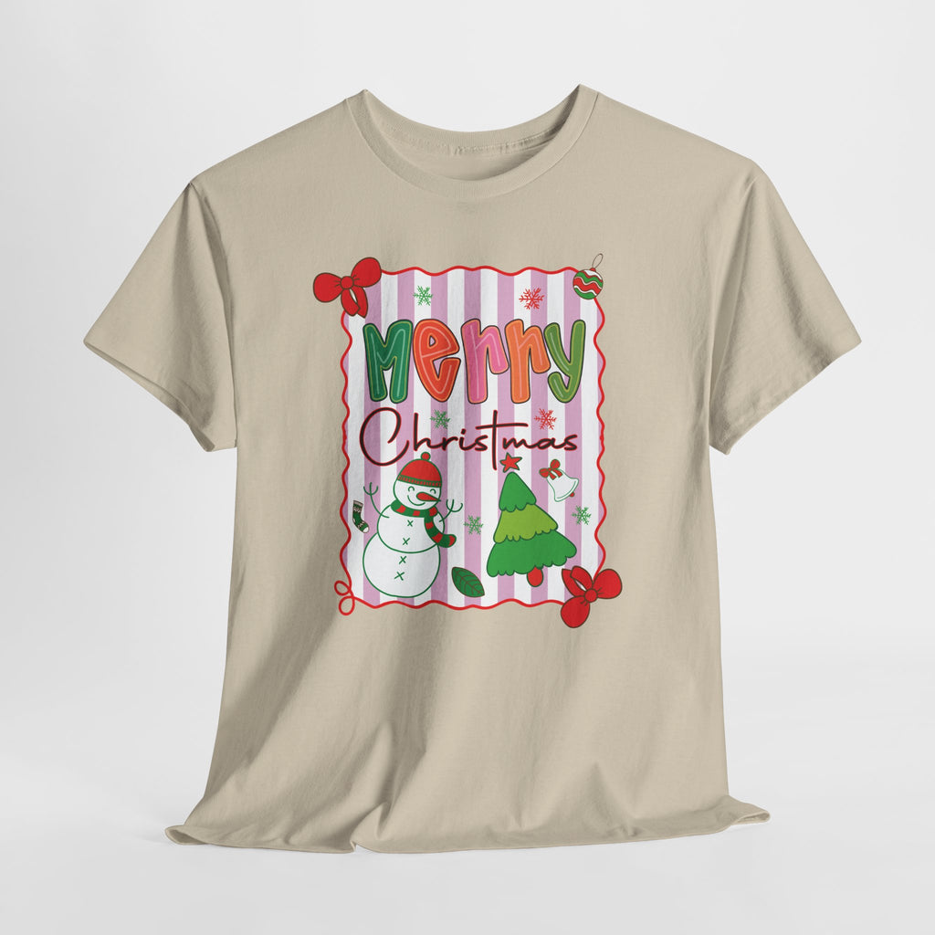Christmas Snowman Unisex Cotton Tee