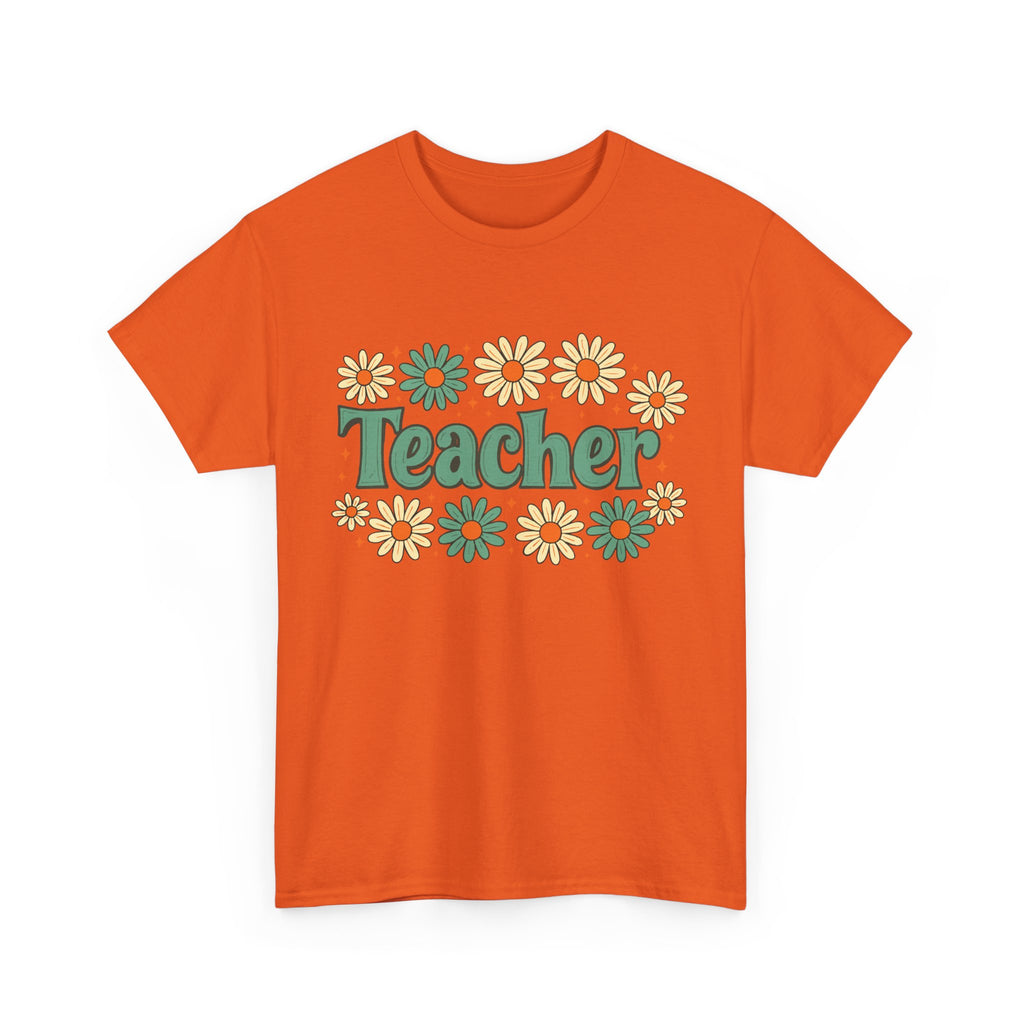 Floral Teacher Tee - Perfect Gift for Educators