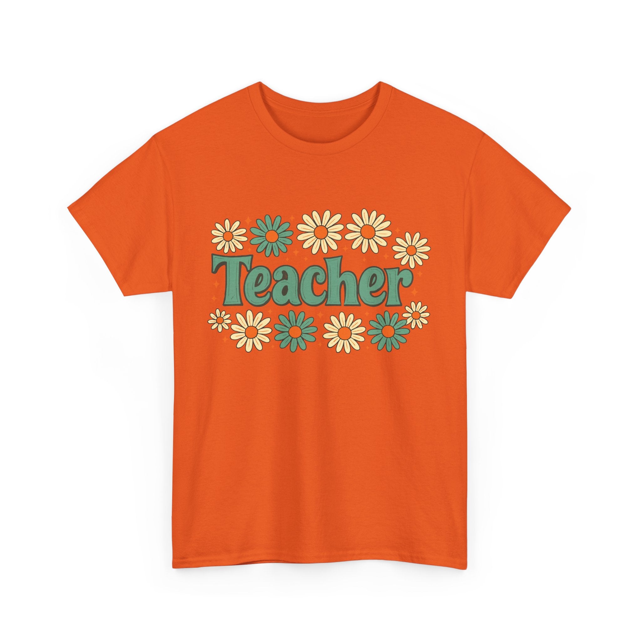 Floral Teacher Tee - Perfect Gift for Educators
