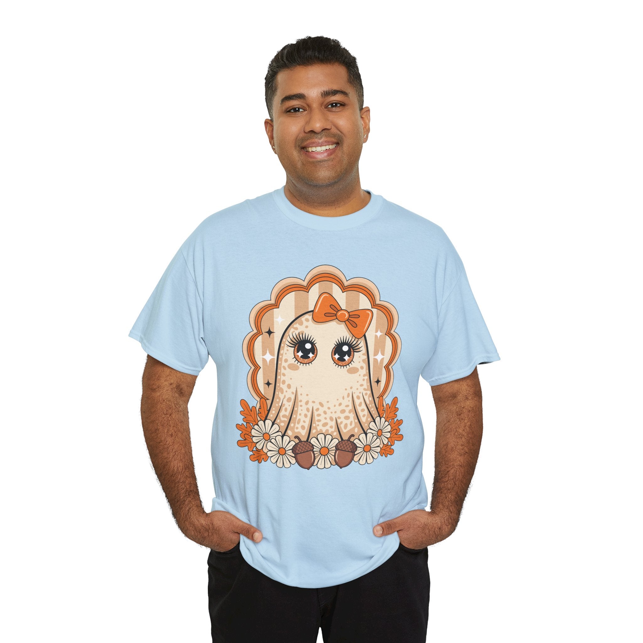 Ghost and Daisies Unisex Cotten Tee