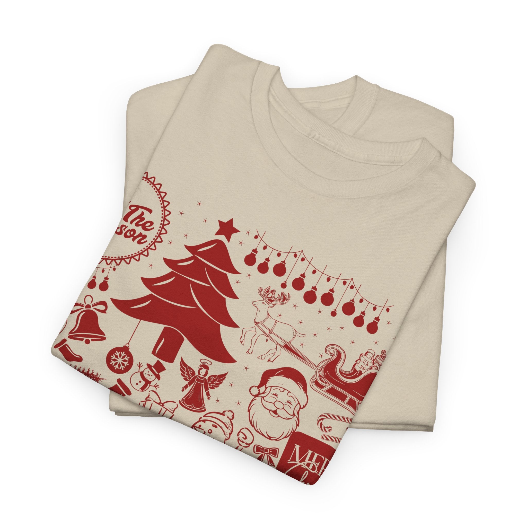 Christmas Festive Unisex Cotton T-shirt