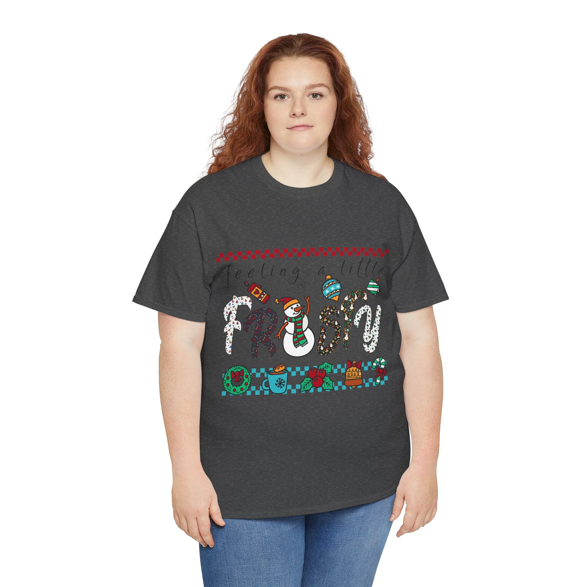 Christmas Frosty Unisex Cotton Tee