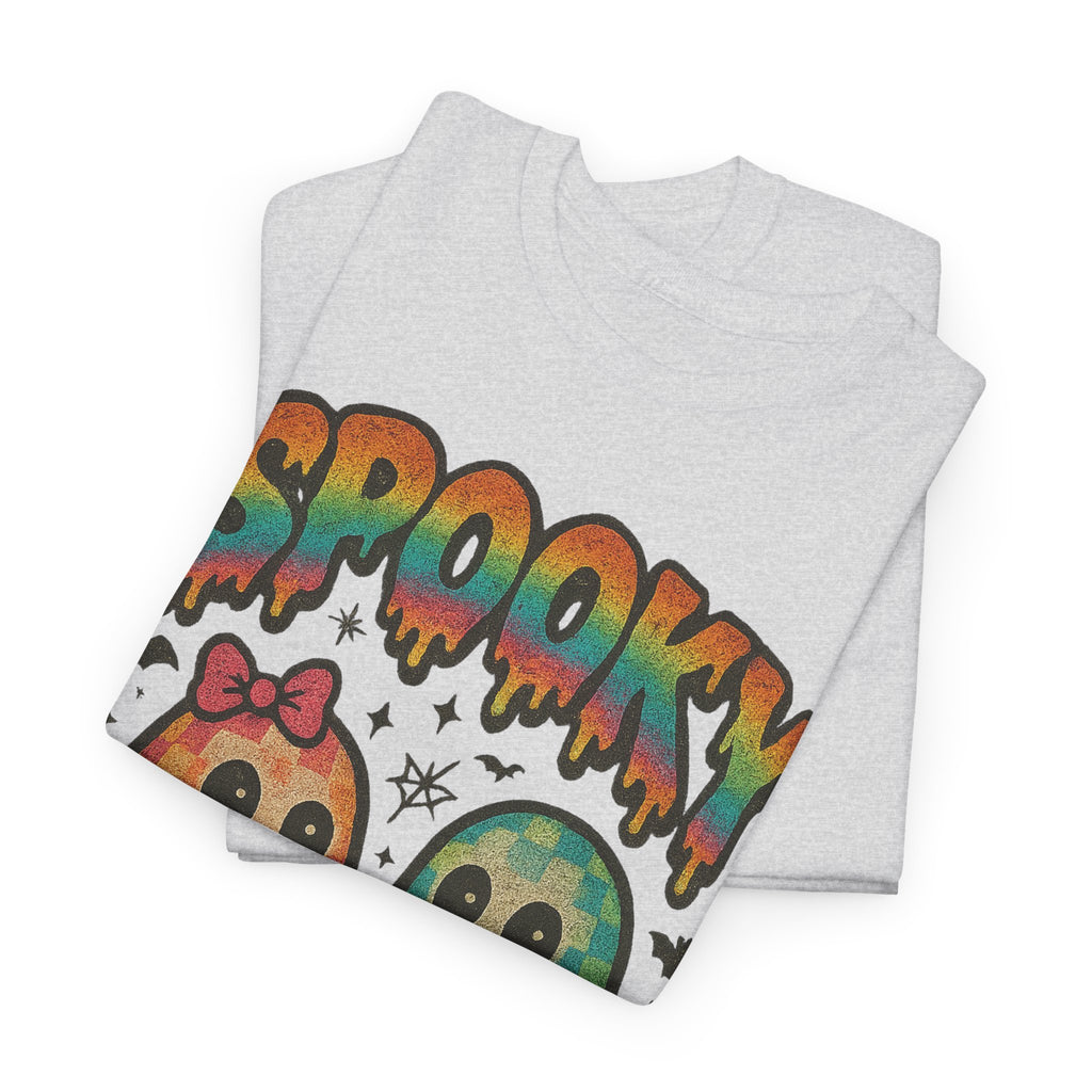 Spooky Pastel Ghosts Unisex Cotton Tee