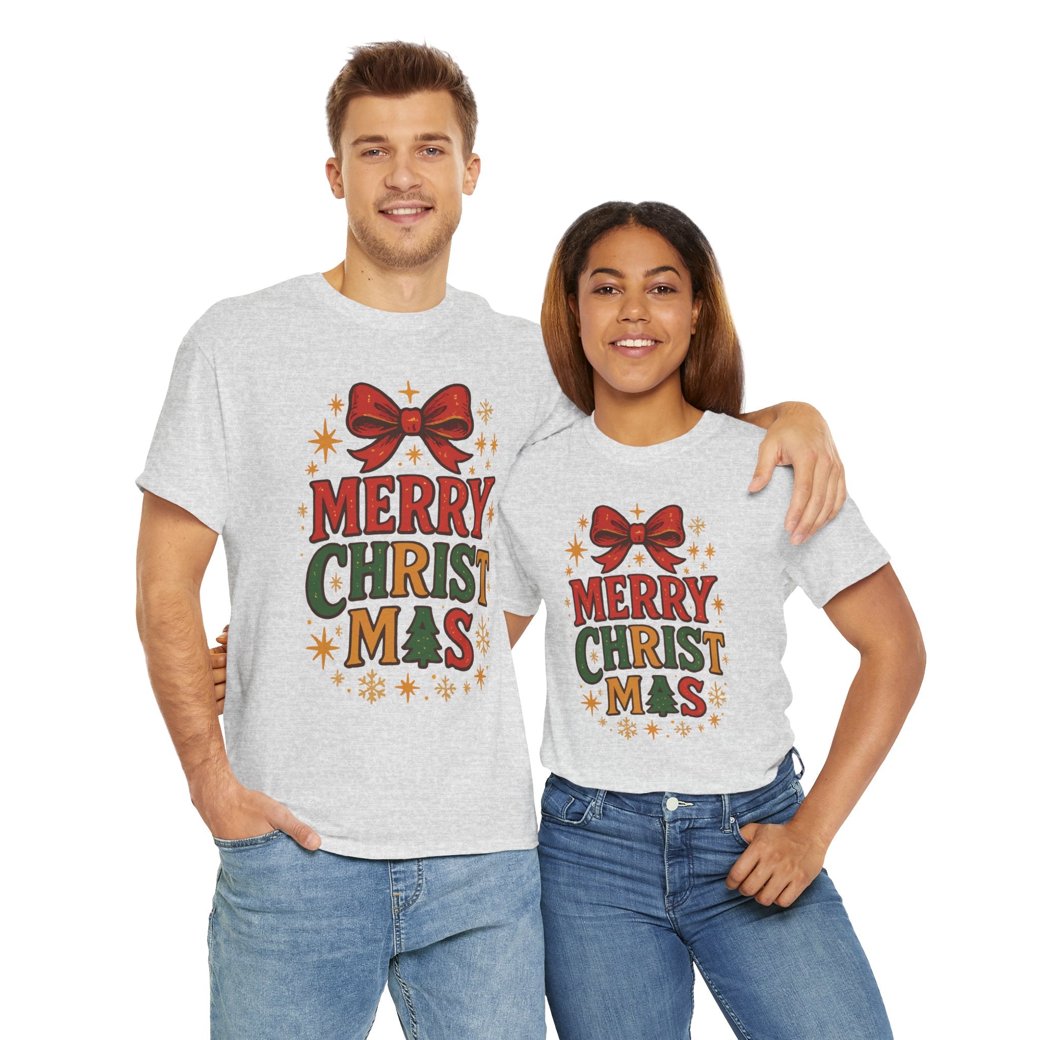 Merry Christmas Unisex Cotton Tee