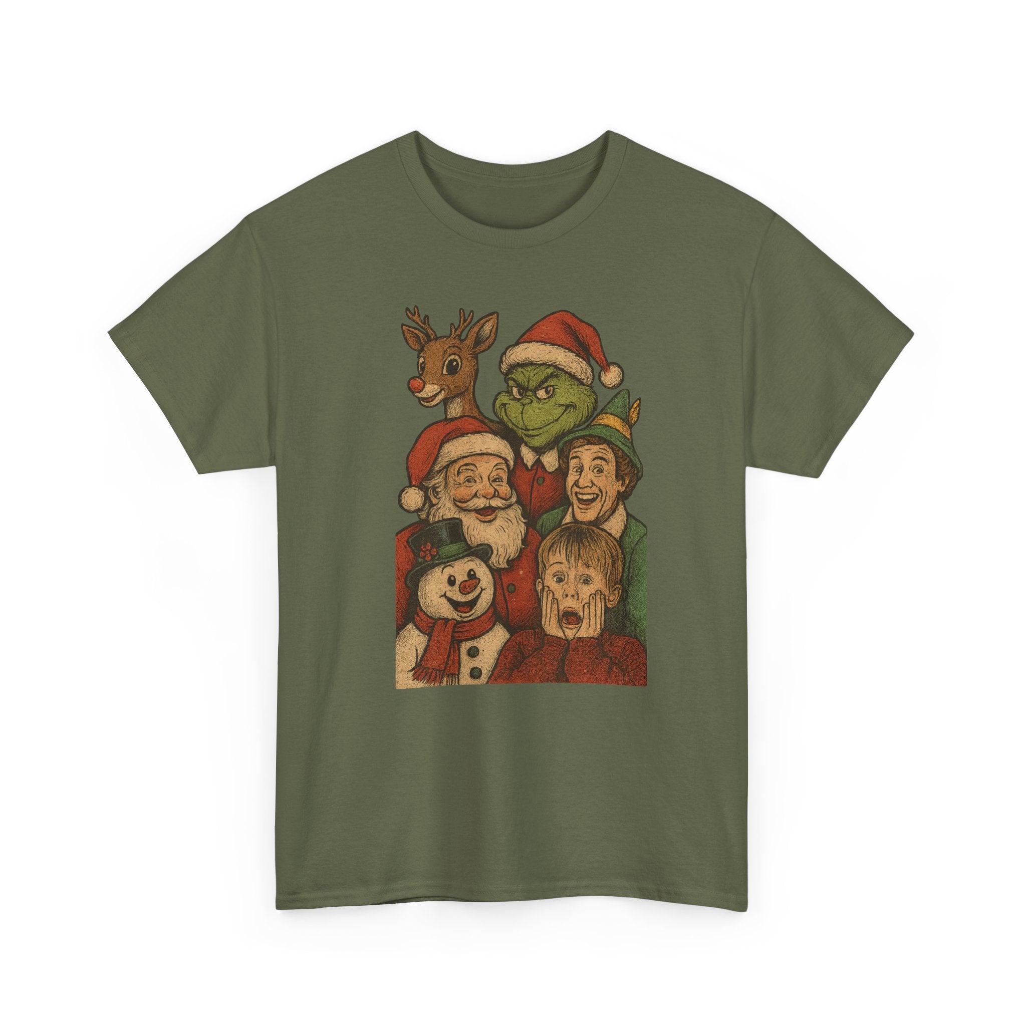 Christmas Icon Vintage Unisex Cotton Tee