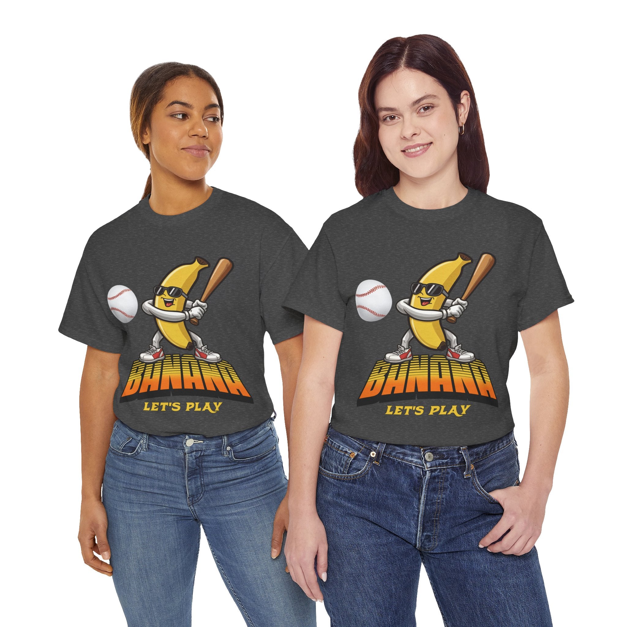Banana Playing Baseball Tee