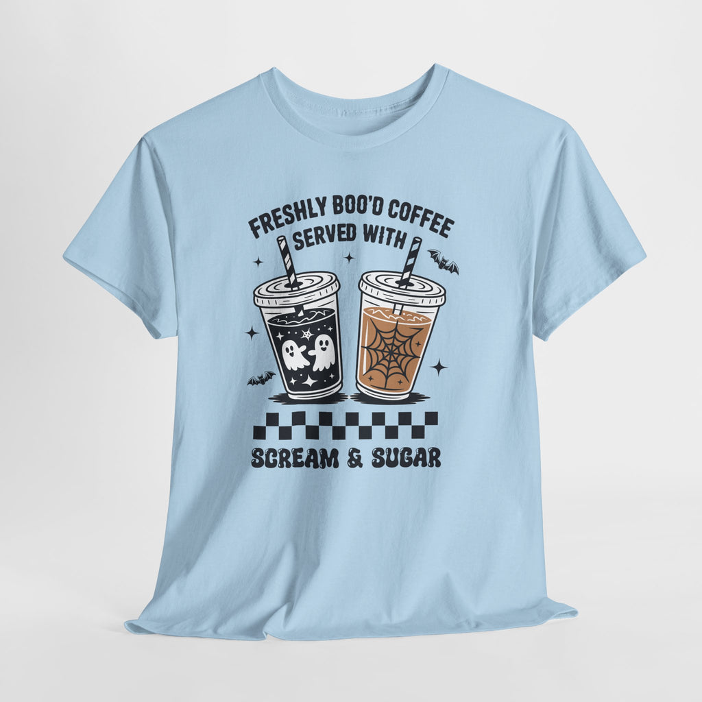 Halloween Iced Coffee Unisex Cotton Tee