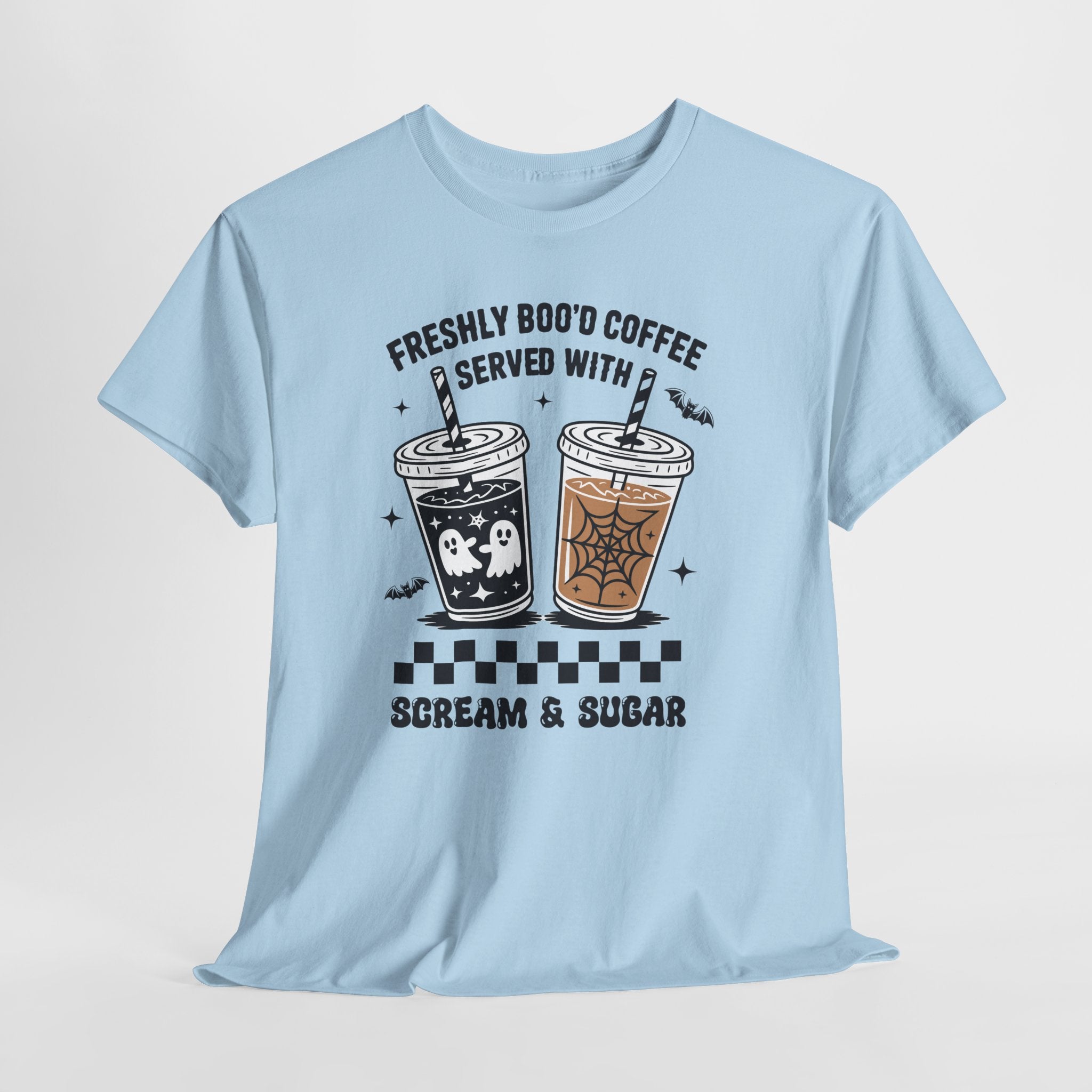 Halloween Iced Coffee Unisex Cotton Tee