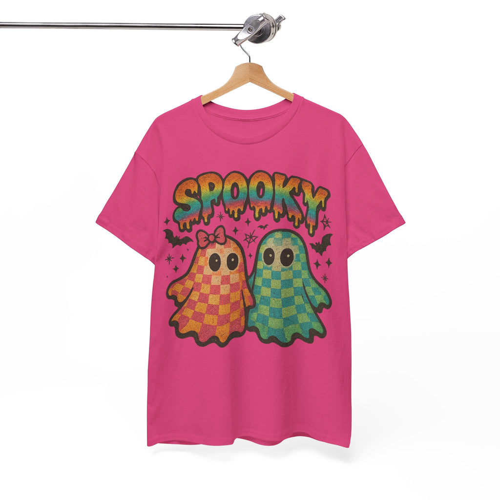 Spooky Pastel Ghosts Unisex Cotton Tee