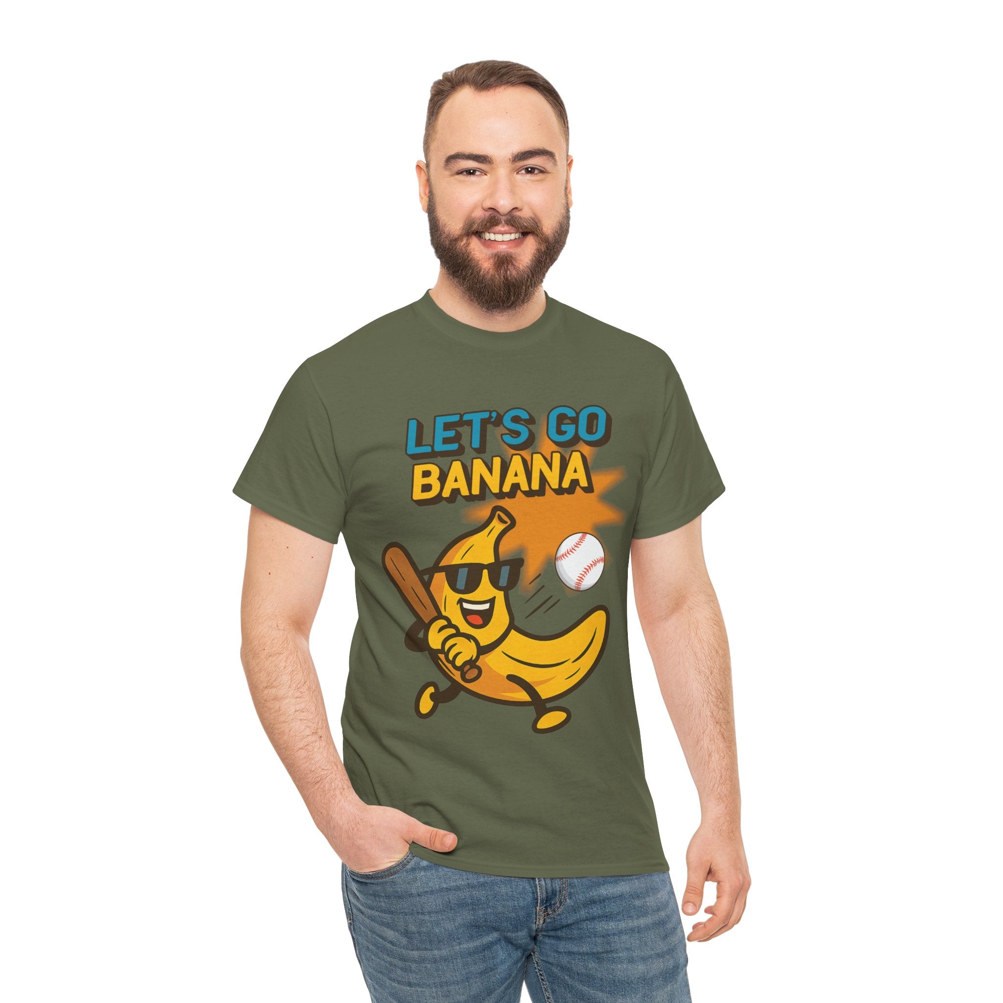 Baseball Banana Unisex Tee