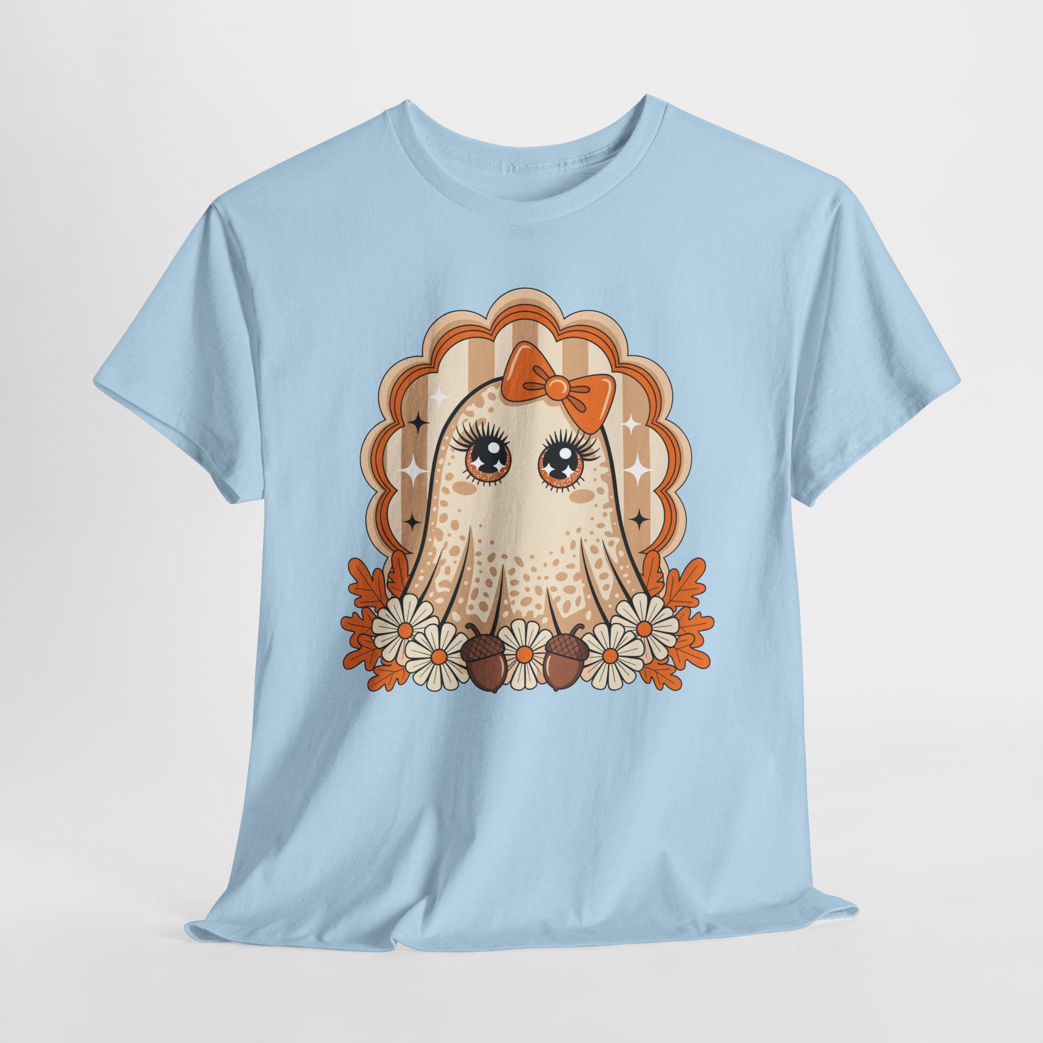 Ghost and Daisies Unisex Cotten Tee