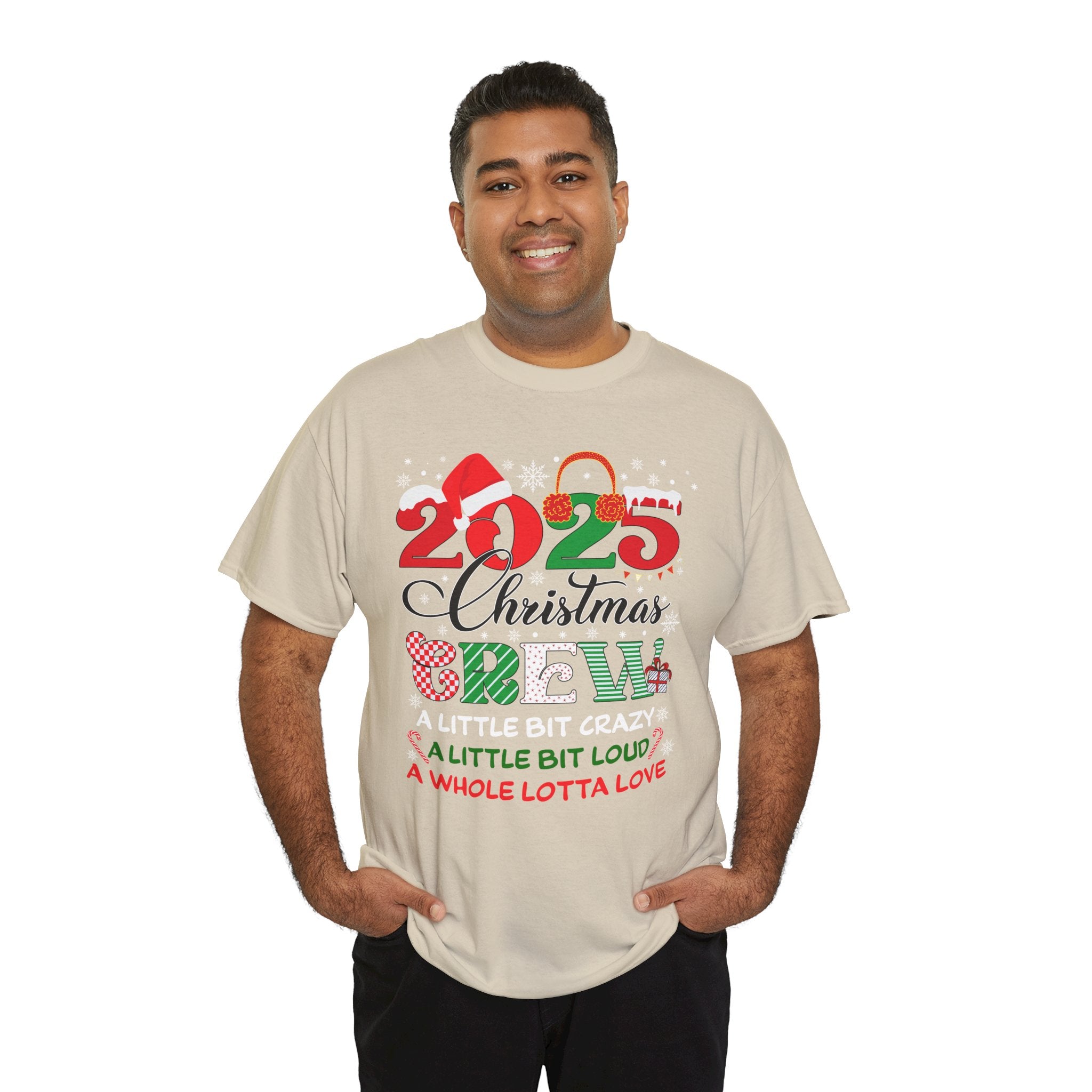Christmas Crew 2025 Unisex Cotton Tee