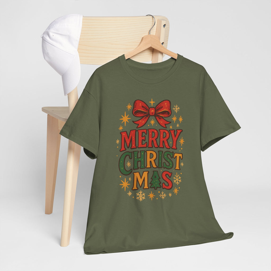 Merry Christmas Unisex Cotton Tee