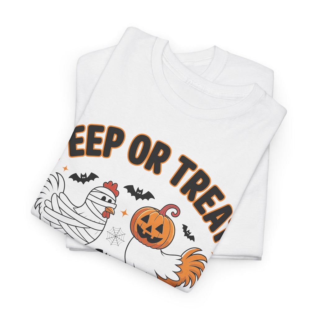 Peep or Treat Halloween Unisex Cotton Tee