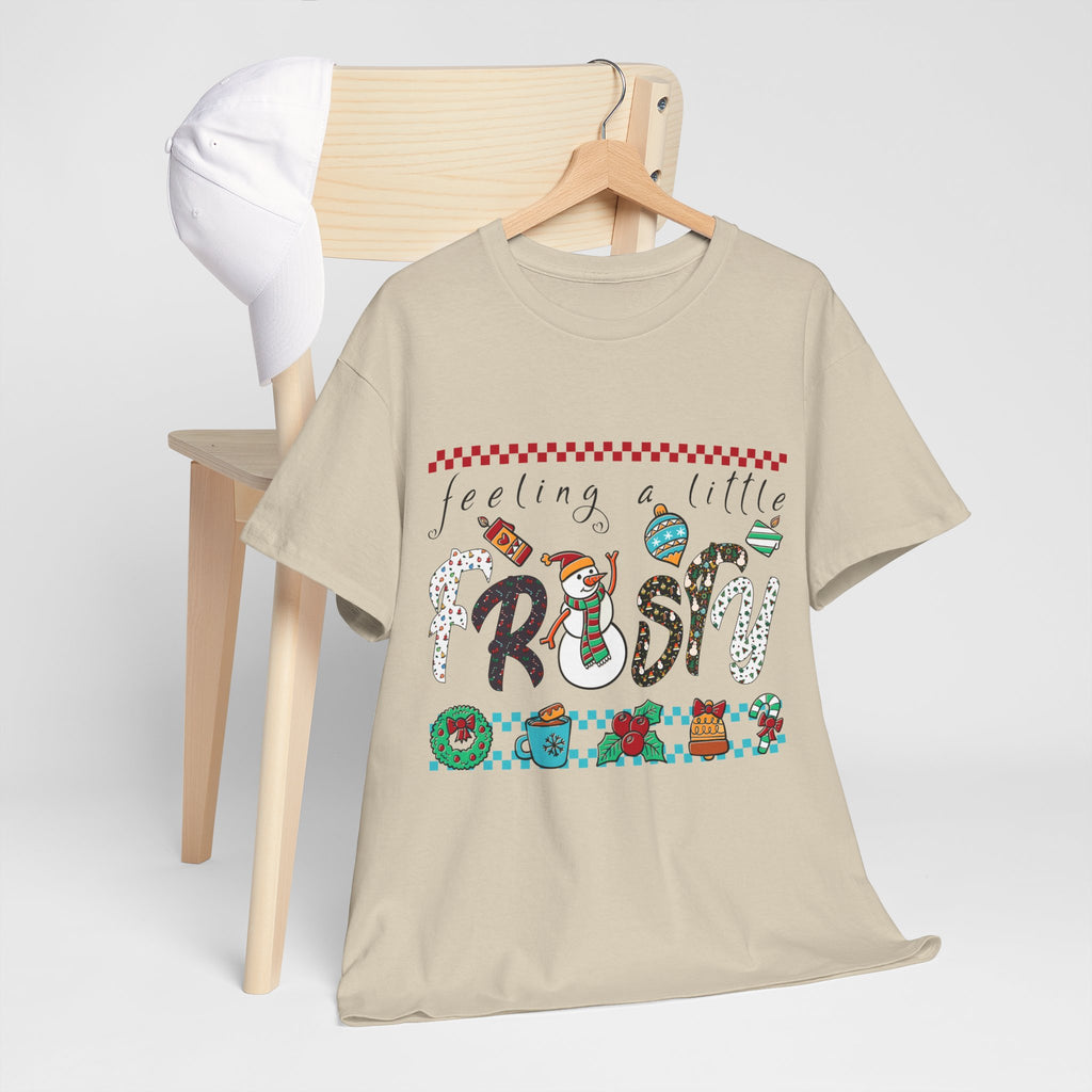 Christmas Frosty Unisex Cotton Tee