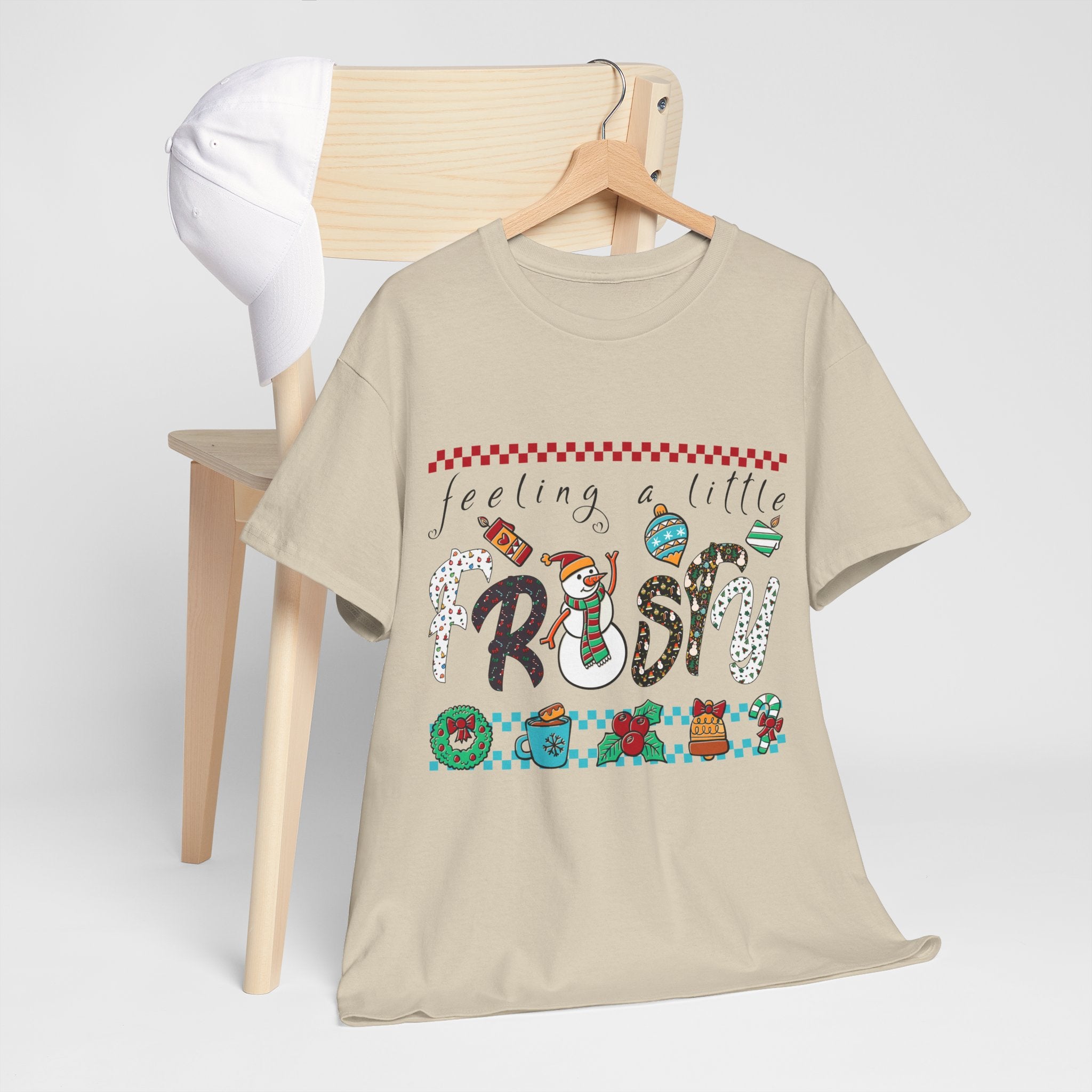 Christmas Frosty Unisex Cotton Tee