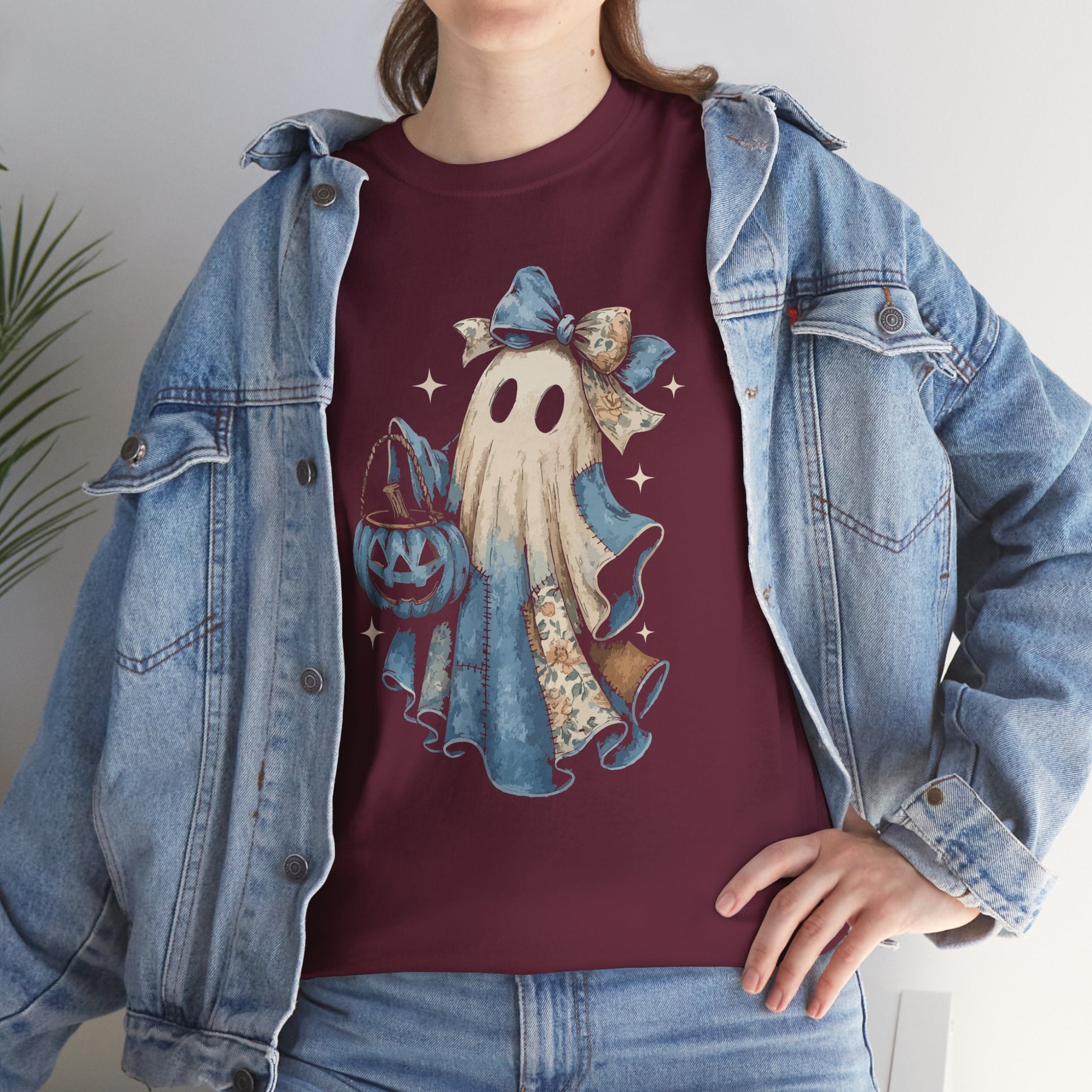 Ghost Halloween Unisex Cotton Tee