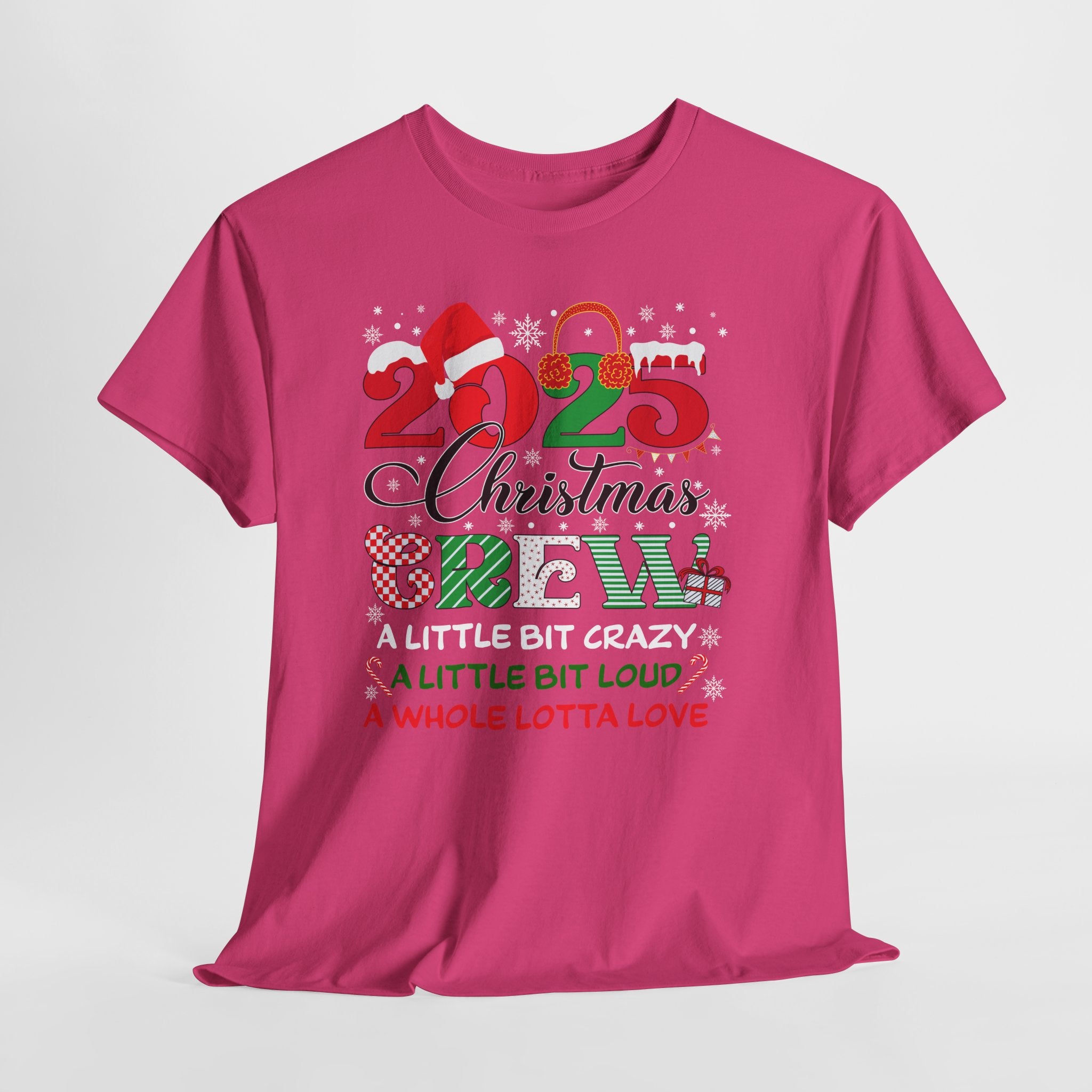 Christmas Crew 2025 Unisex Cotton Tee