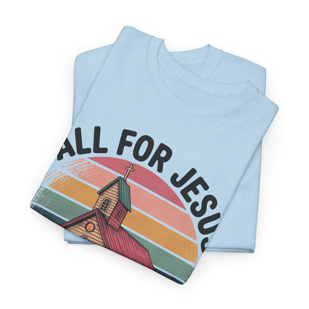 Jesus Leopard Print Fall T-Shirt — Pumpkins, Leaves & Floral Faith Unisex Cotton Tee