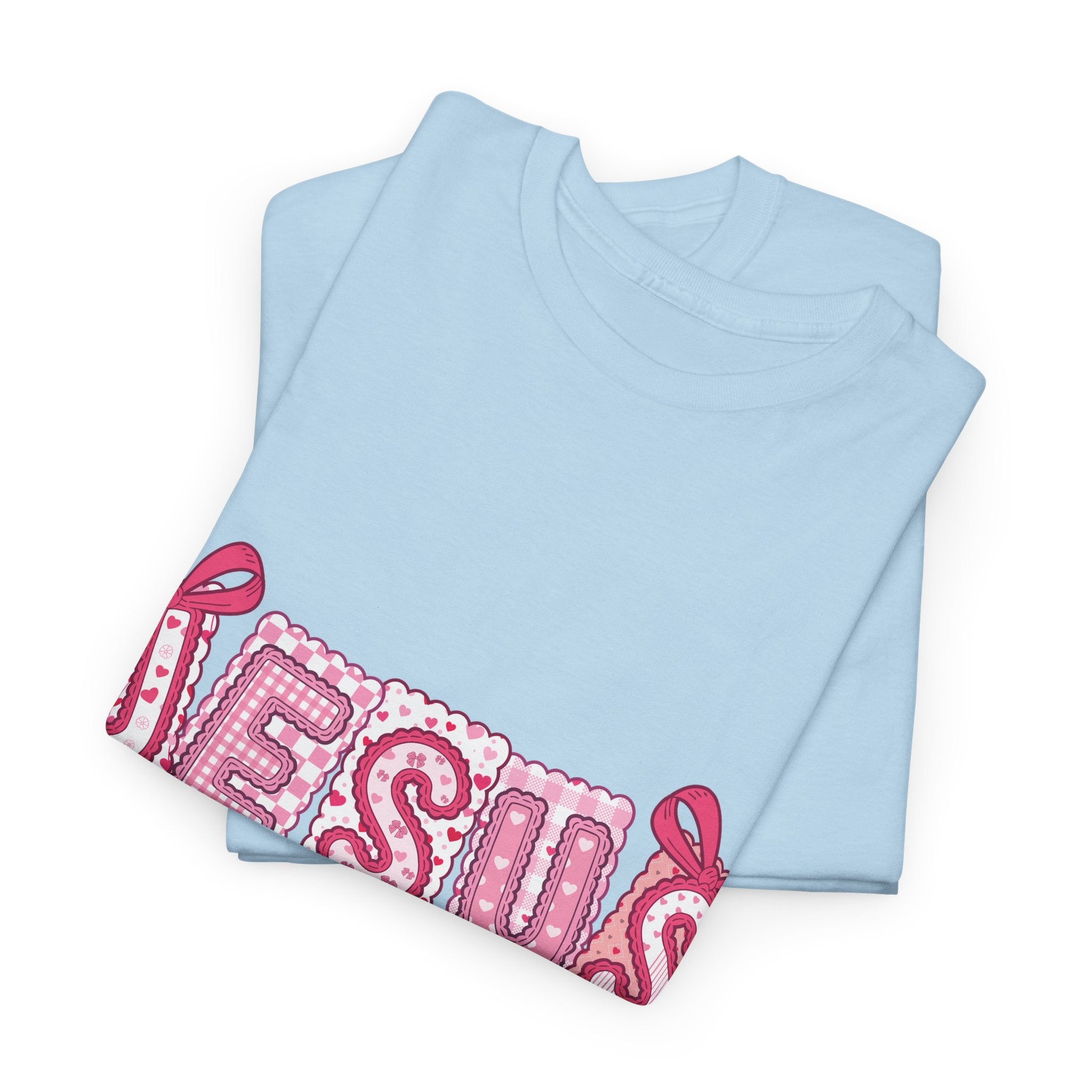 Jesus Is My Valentine T-Shirt — Pink Christian Valentine Unisex Cotton Tee