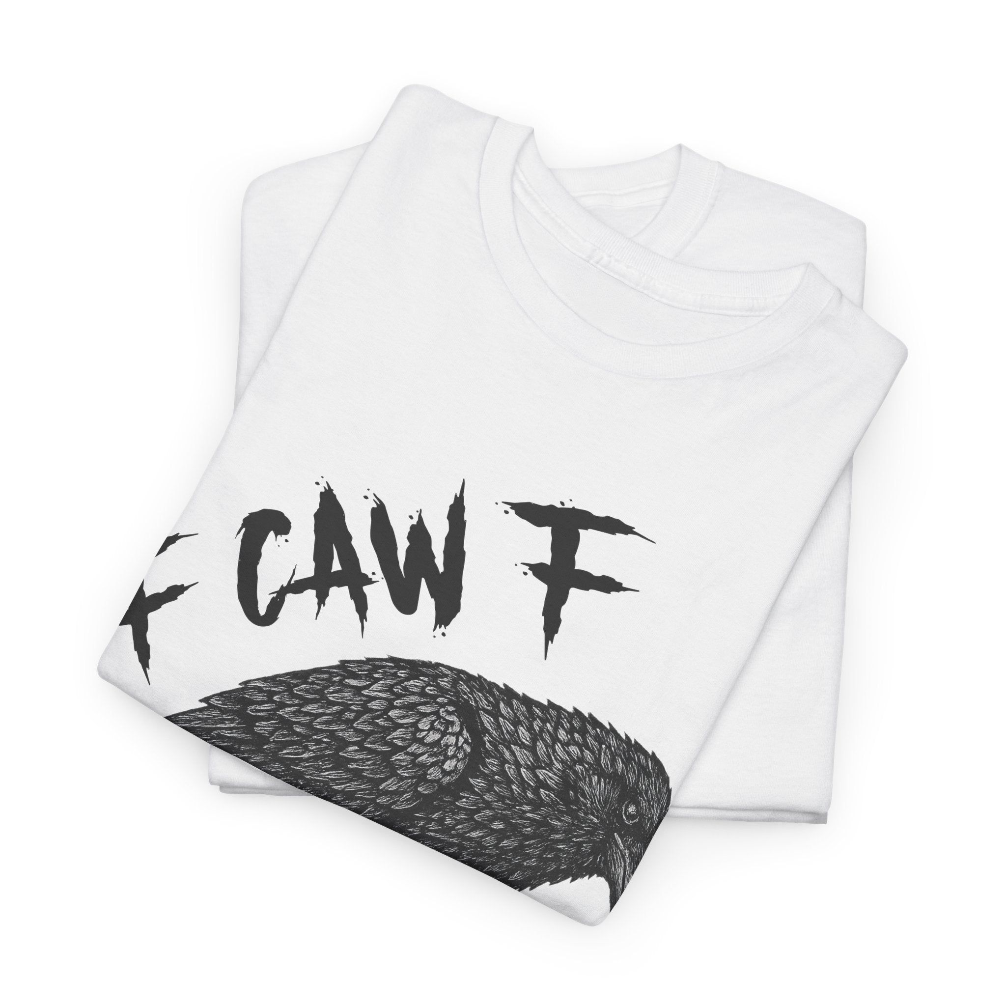 Gothic Crow & Skull T-Shirt — Dark Gothic Skull Unisex Cotton Tee