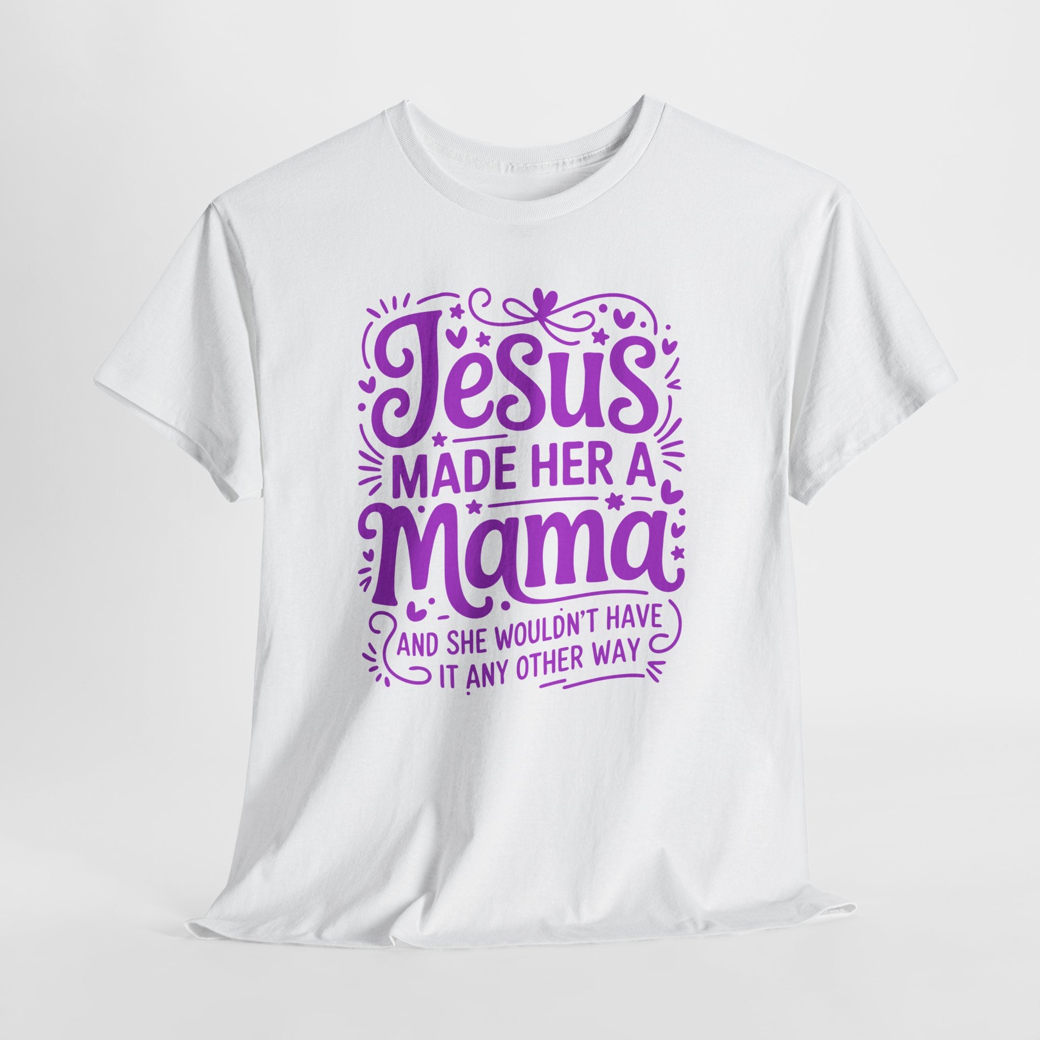 Jesus Made Her a Mama — Christian MamaUnisex Cotton T-Shirt