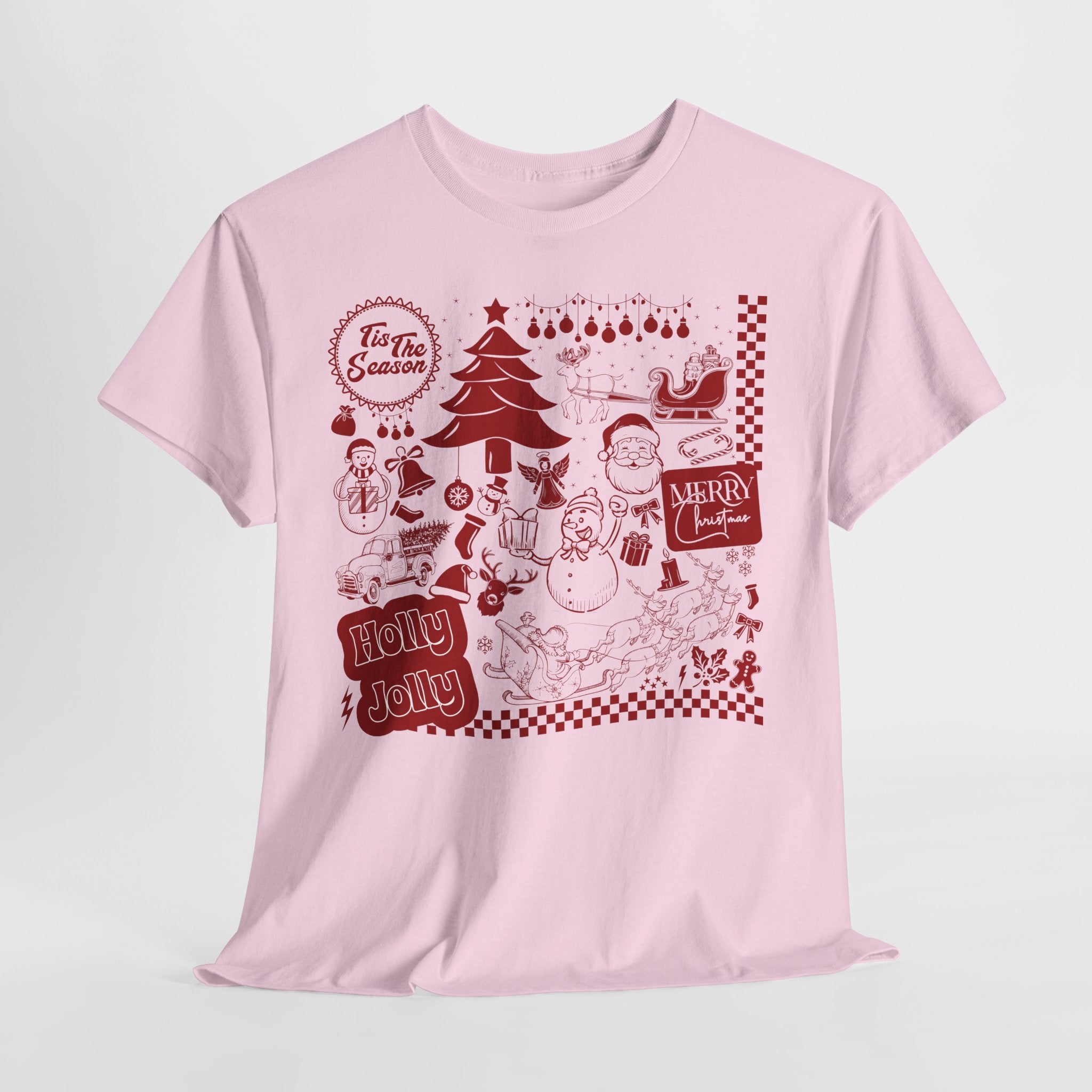 Christmas Festive Unisex Cotton T-shirt