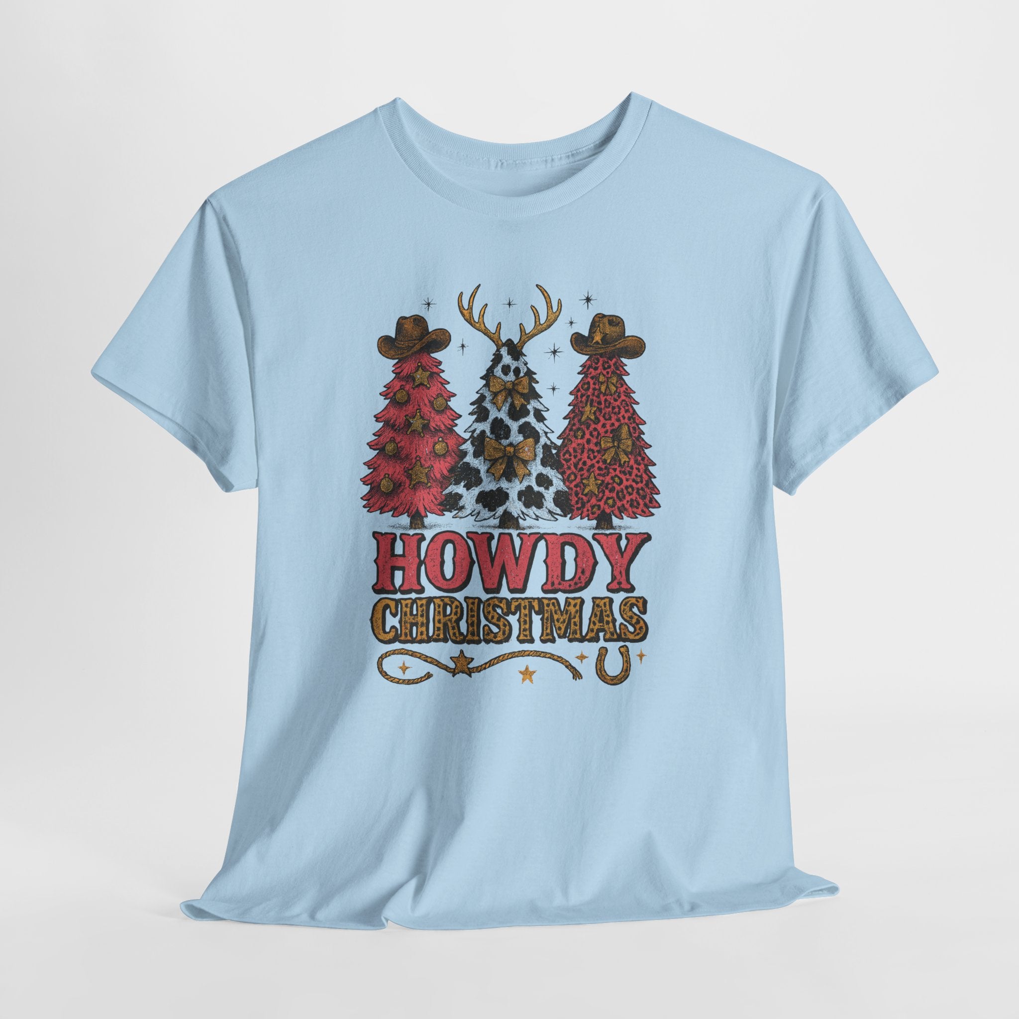 Western Christmas Unisex Cotton Tee