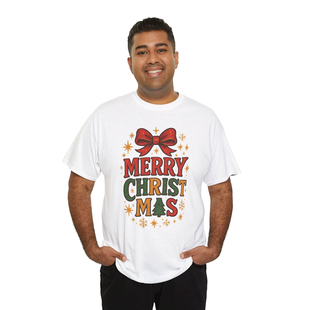 Merry Christmas Unisex Cotton Tee
