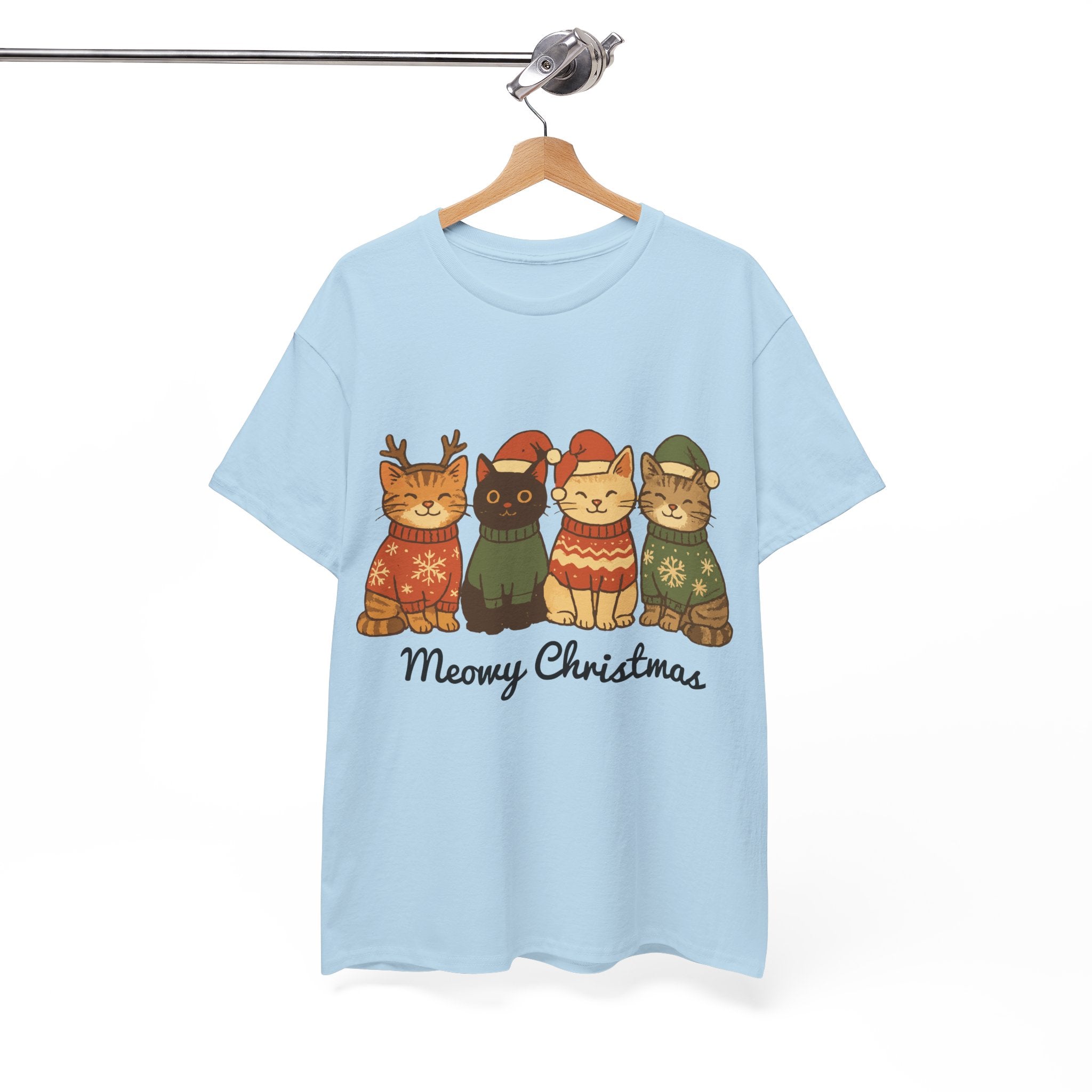 Christmas Cats Unisex Cotton Tee
