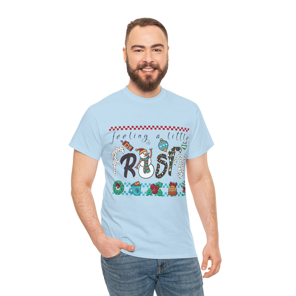 Christmas Frosty Unisex Cotton Tee