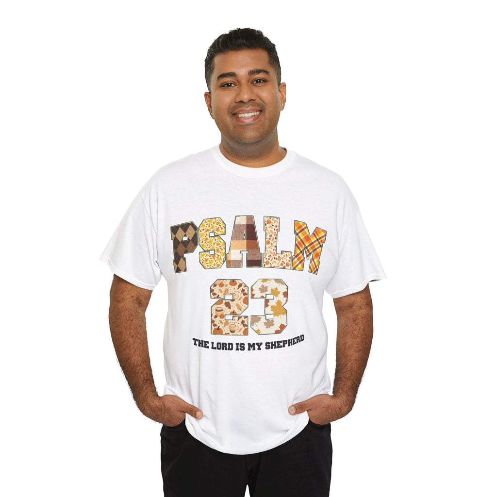 Psalm 23 Patchwork Unisex Cotton Tee