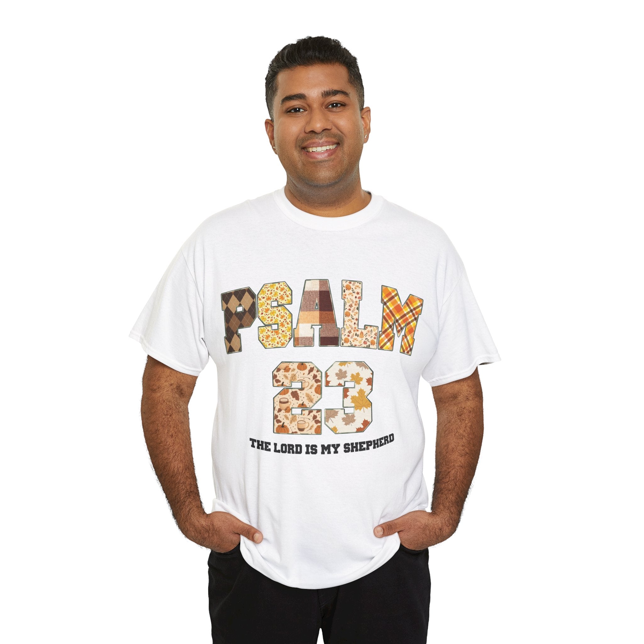 Psalm 23 Patchwork Unisex Cotton Tee