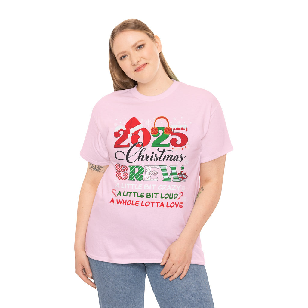 Christmas Crew 2025 Unisex Cotton Tee
