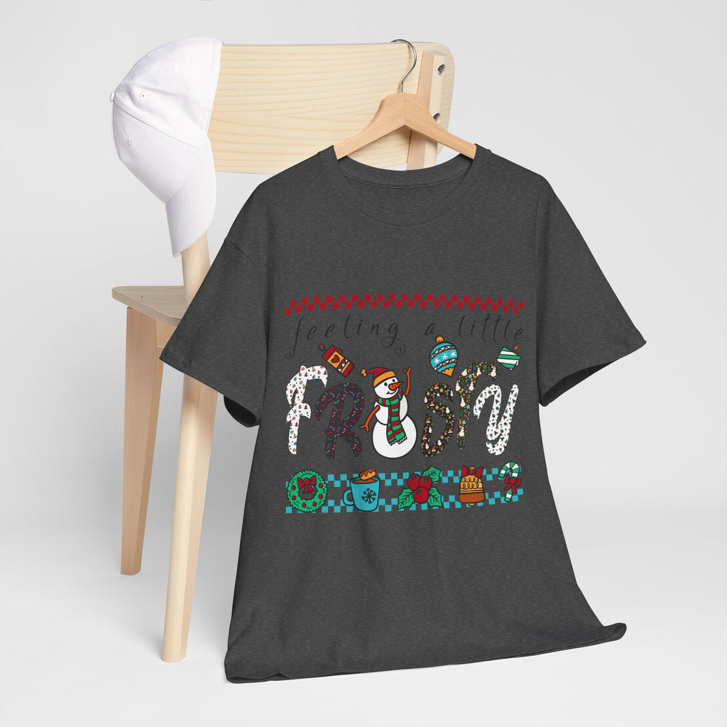 Christmas Frosty Unisex Cotton Tee