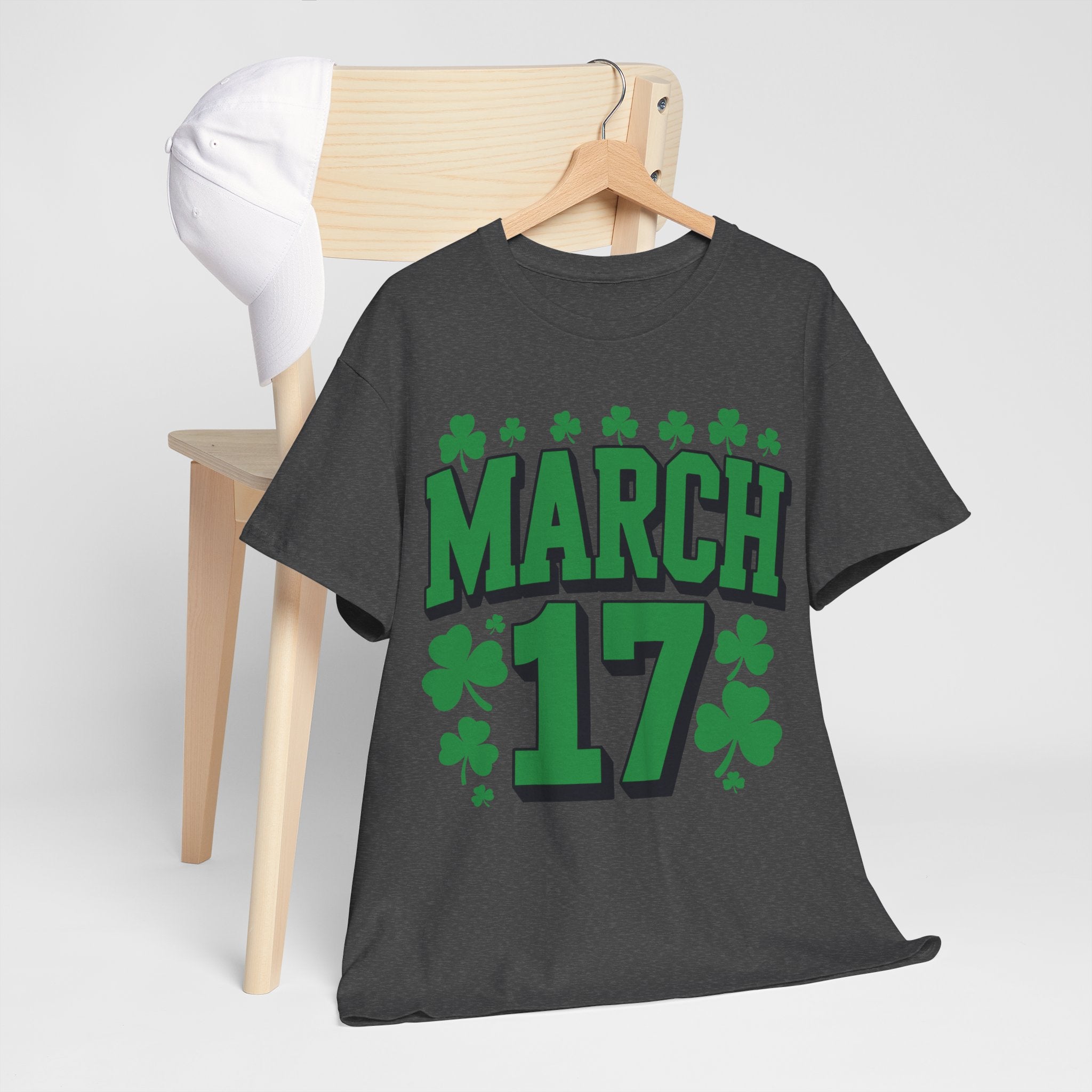 St. Patrick’s Day March 17 Shamrock Unisex Cotton T‑Shirt
