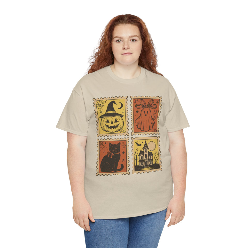 Halloween Stamp Collection Unisex Cotton Tee
