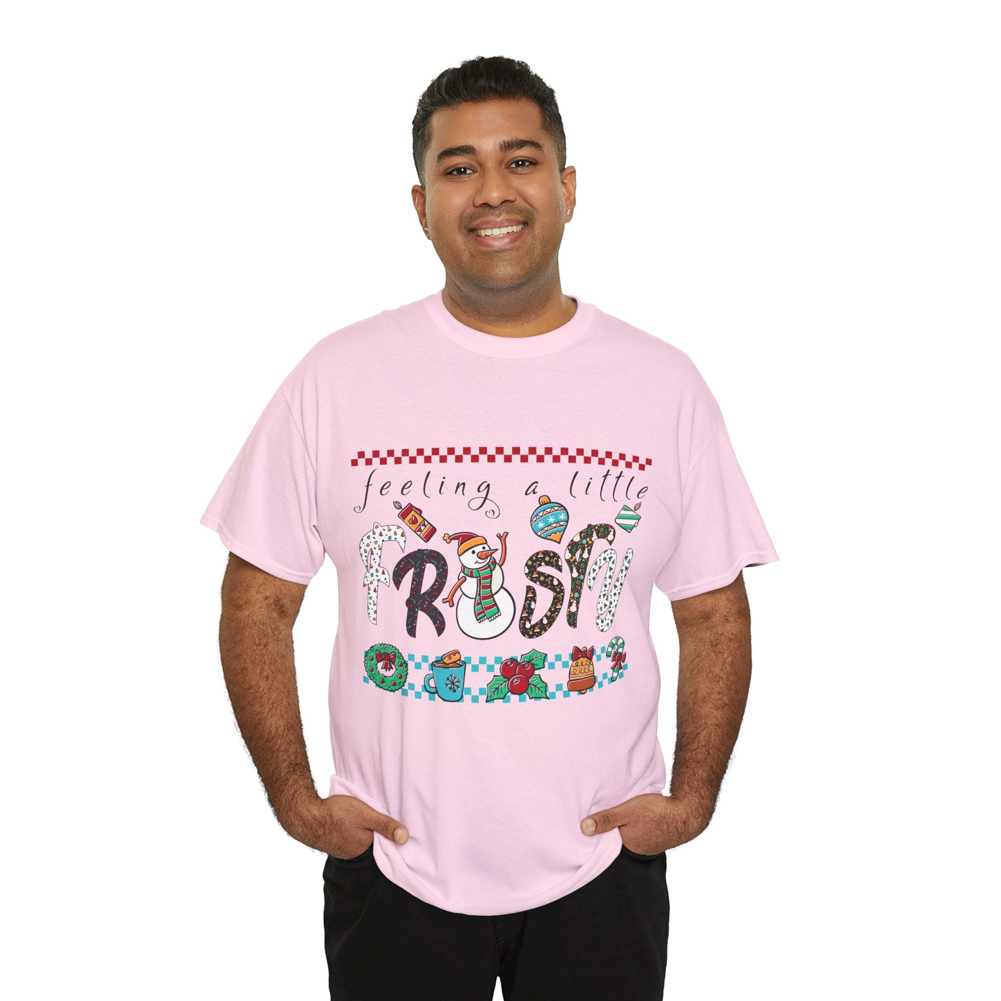 Christmas Frosty Unisex Cotton Tee