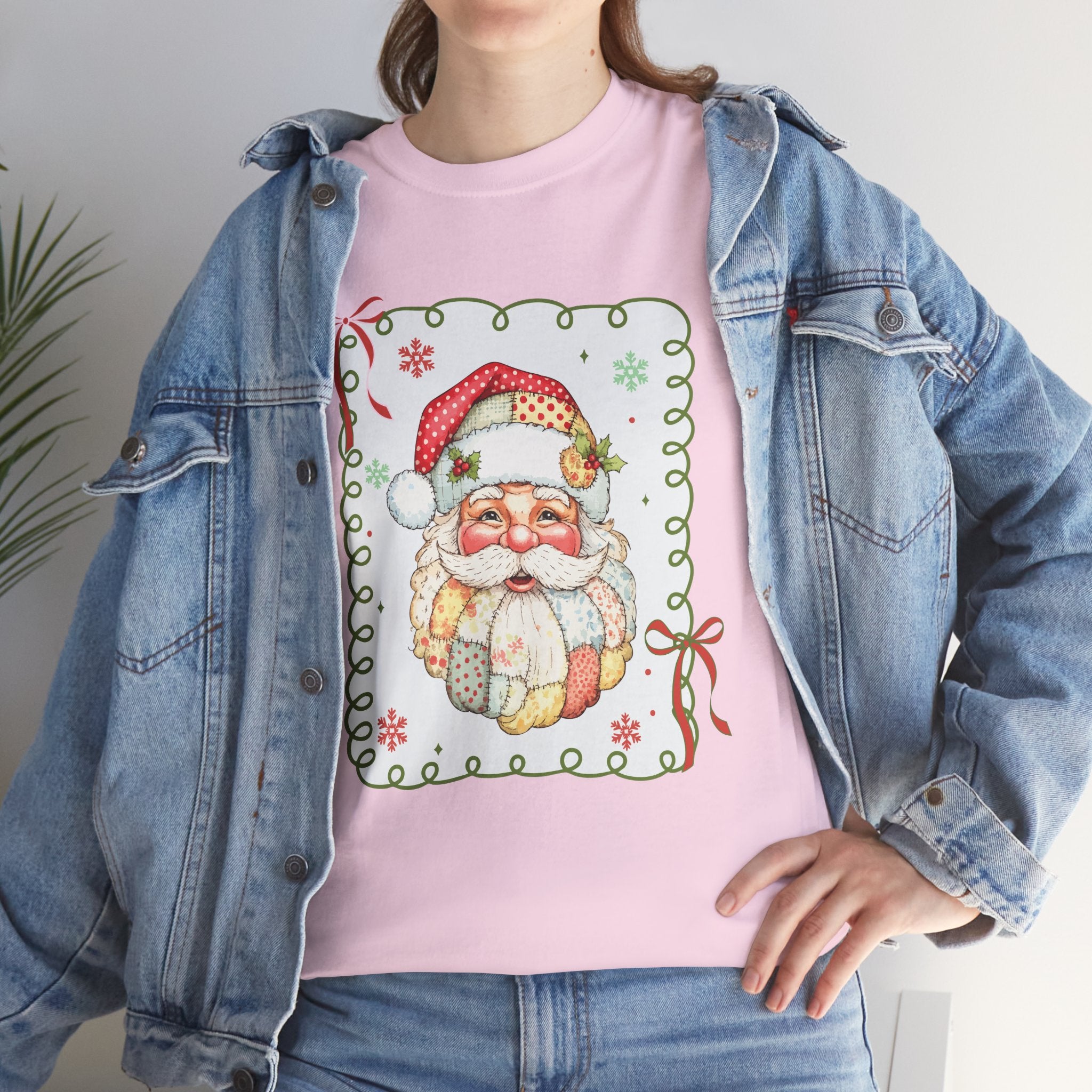 Santa Vintage Unisex Cotton Tee