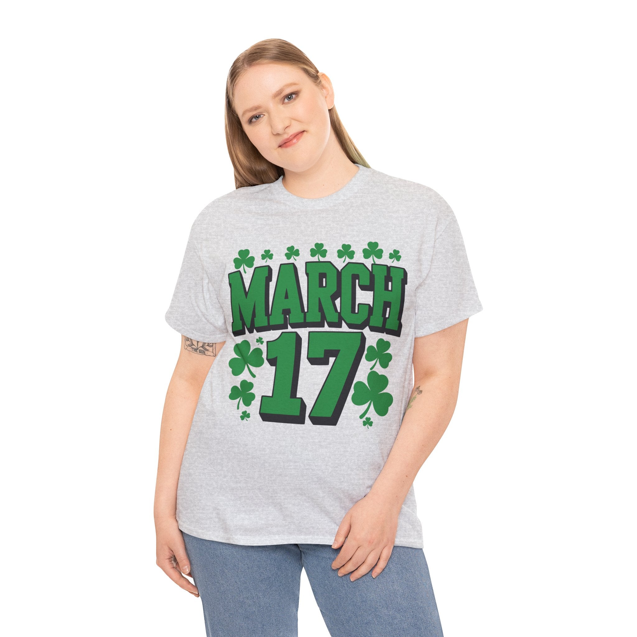 St. Patrick’s Day March 17 Shamrock Unisex Cotton T‑Shirt